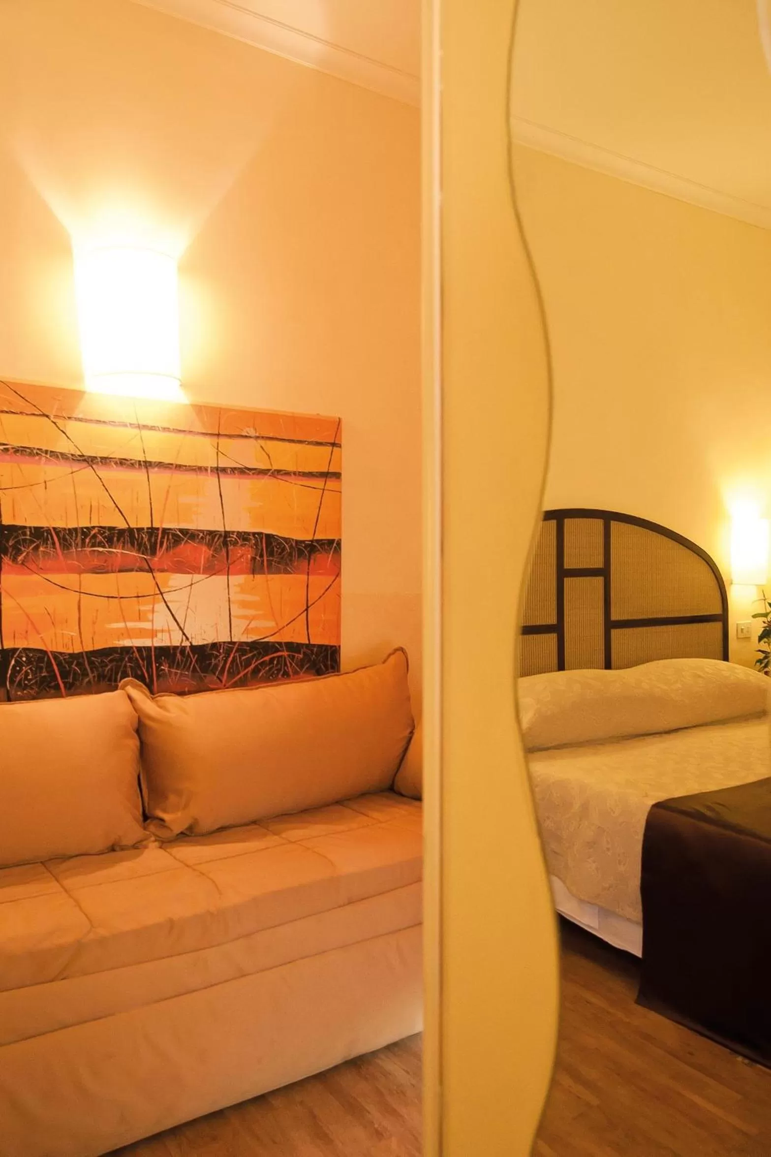 Bed in Hotel Novecento