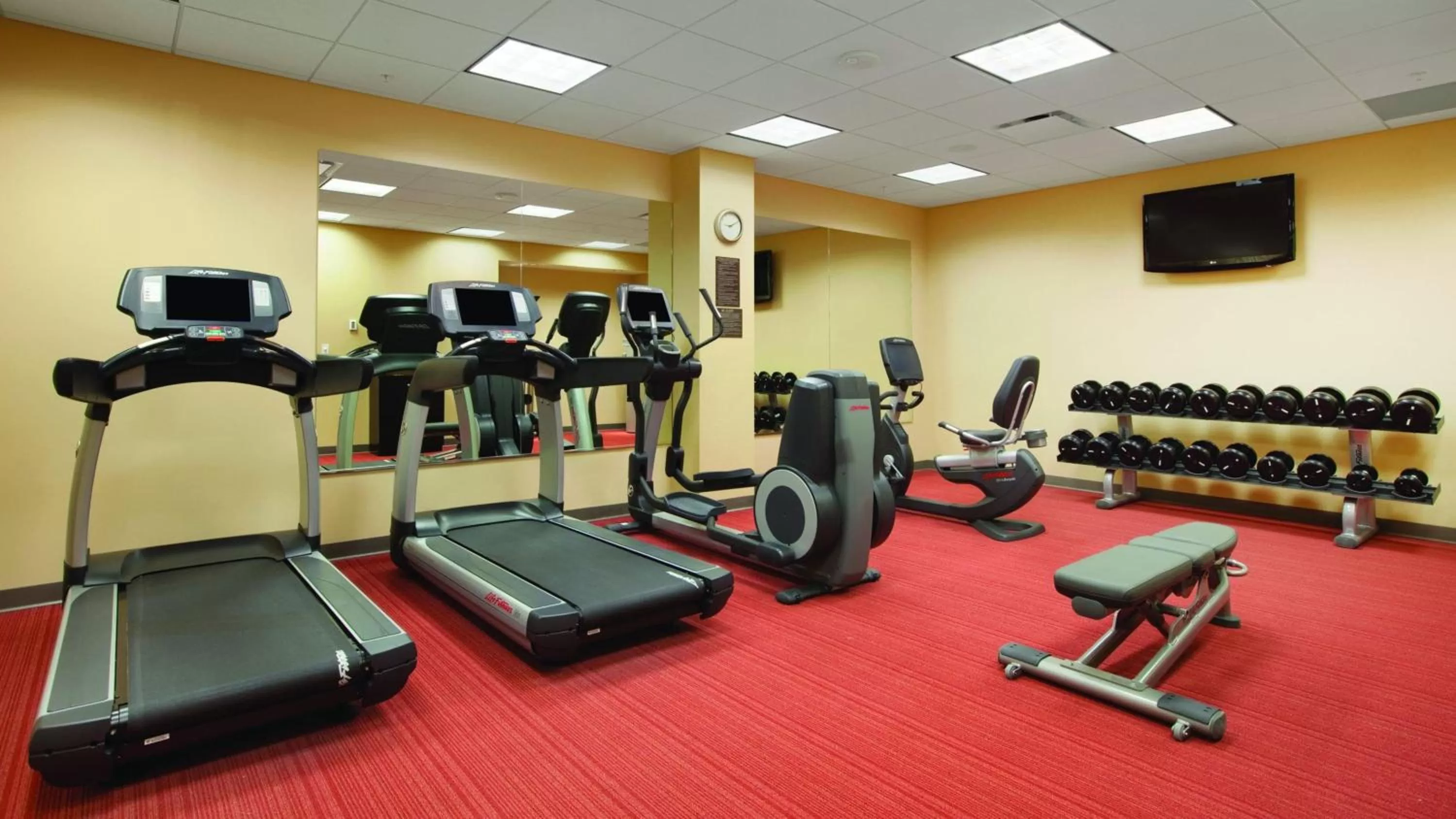 Fitness centre/facilities in Hyatt Place Des Moines Downtown