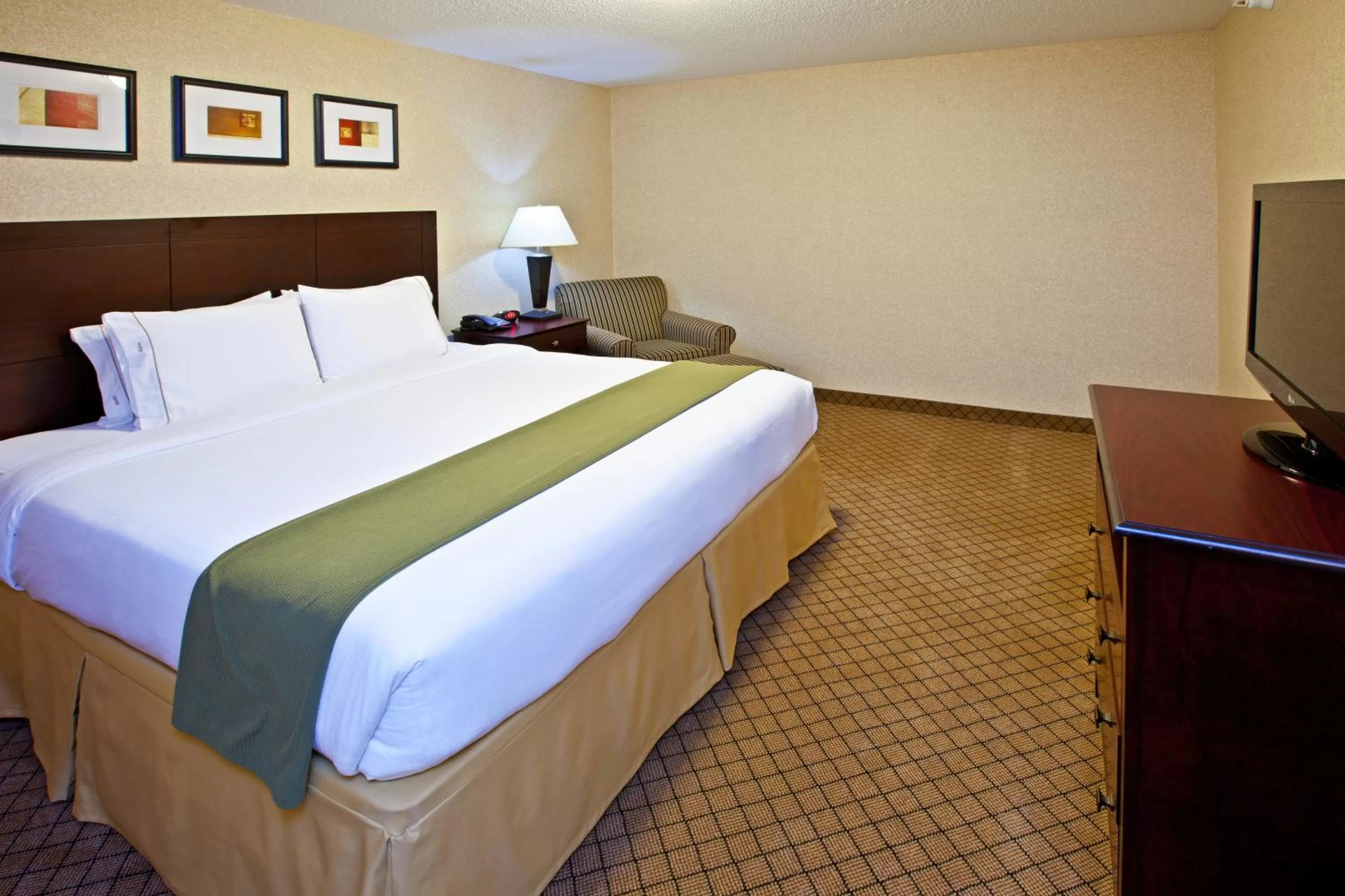 Bedroom, Bed in Holiday Inn Express Hotel & Suites Anderson by IHG