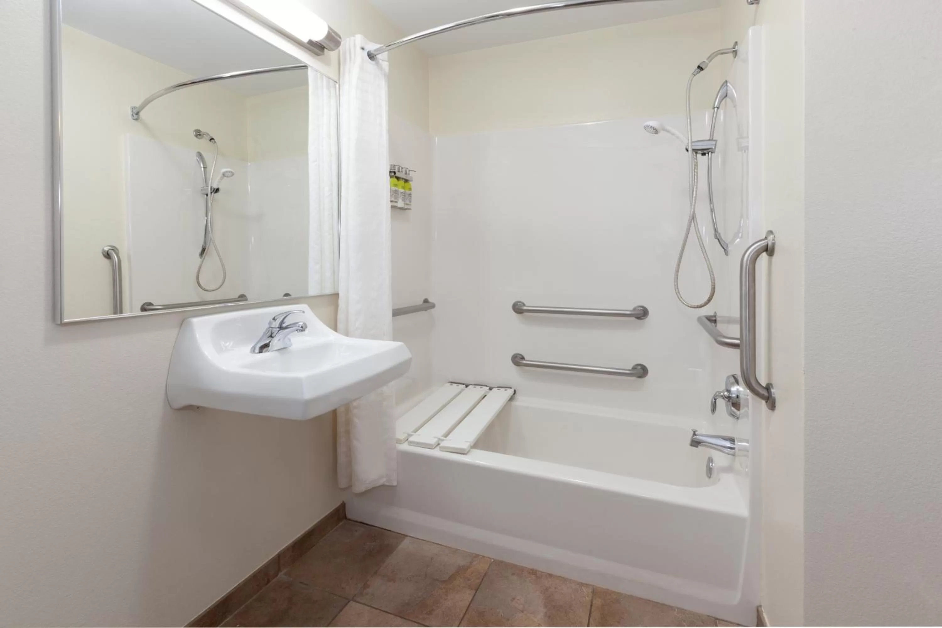 Bathroom in Candlewood Suites Kalamazoo by IHG