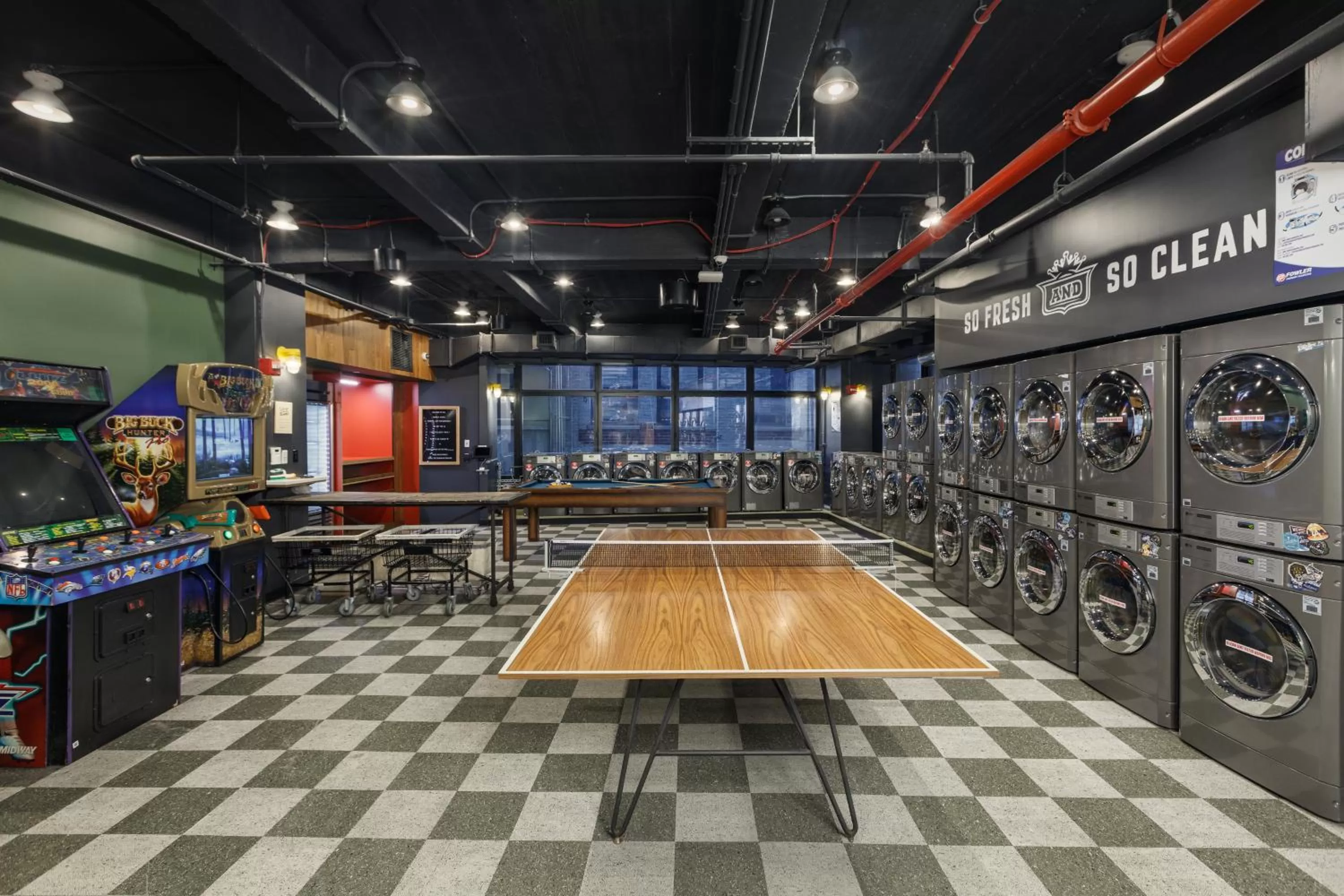 laundry in Placemakr Wall Street