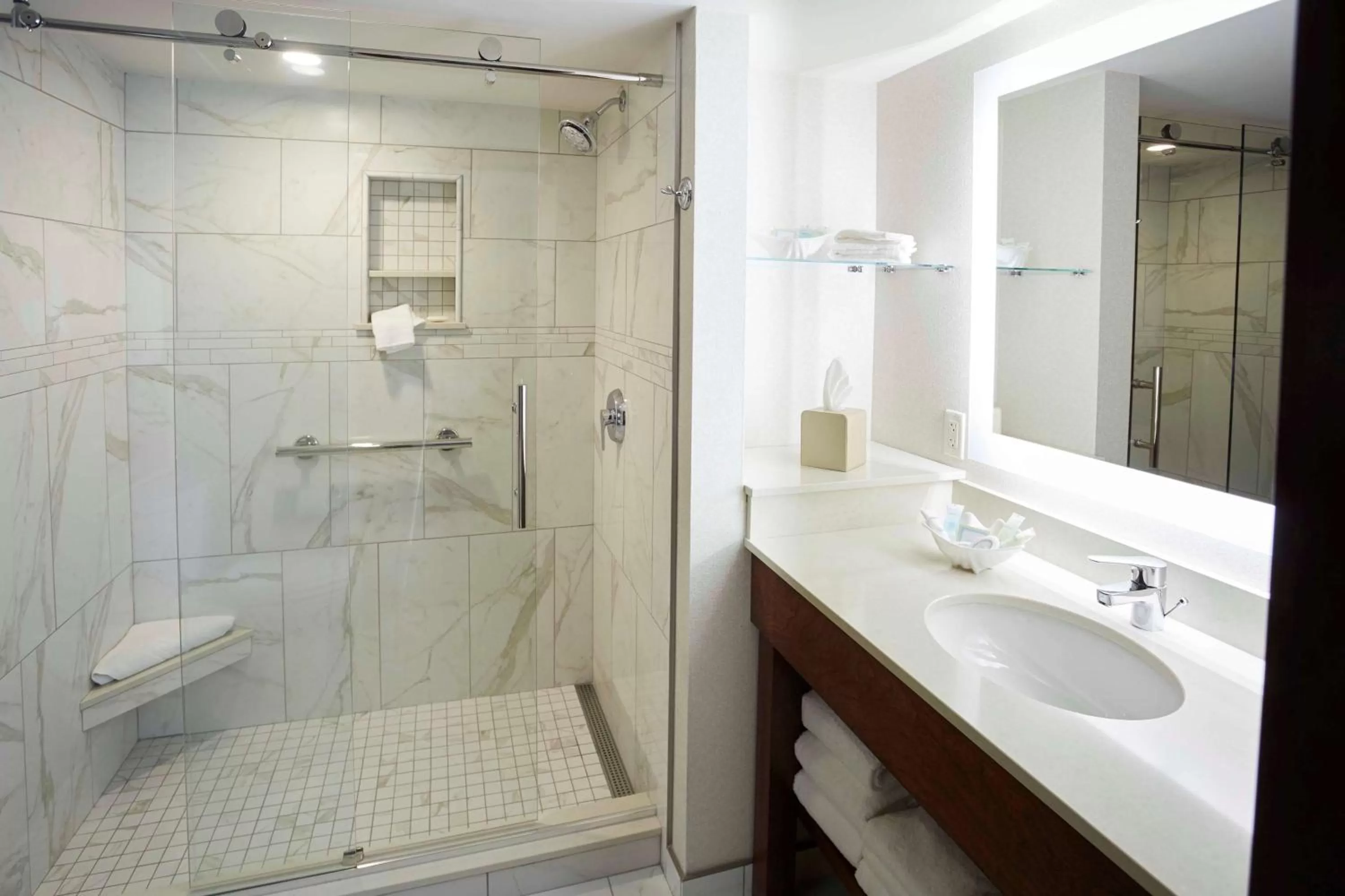 Shower in Best Western Premier Park Hotel