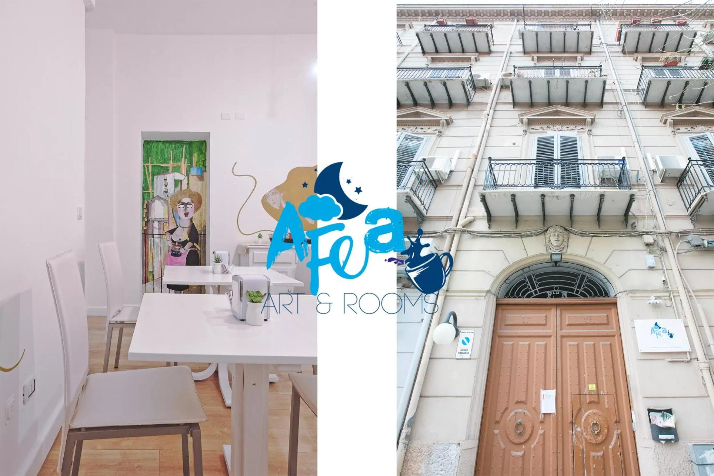 Facade/entrance in Afea Art & Rooms