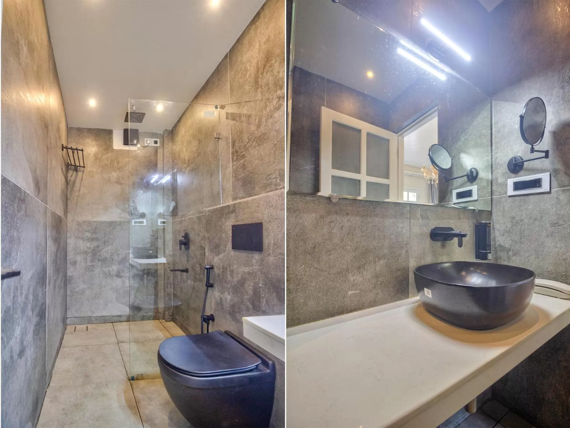 Shower, Bathroom in Pajaros Blu