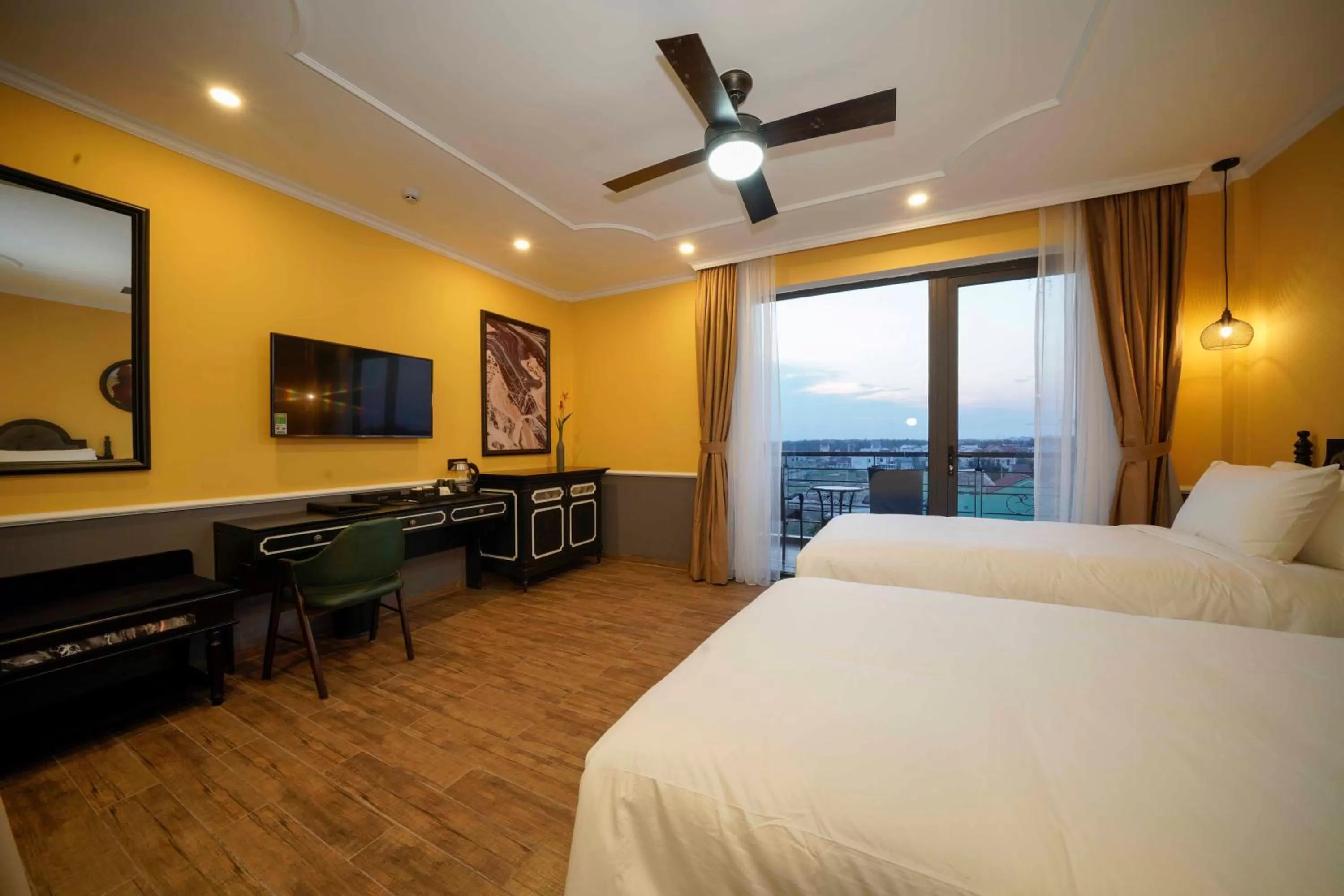 Property building, Bed in Athenia Hoi An Boutique Hotel & Spa
