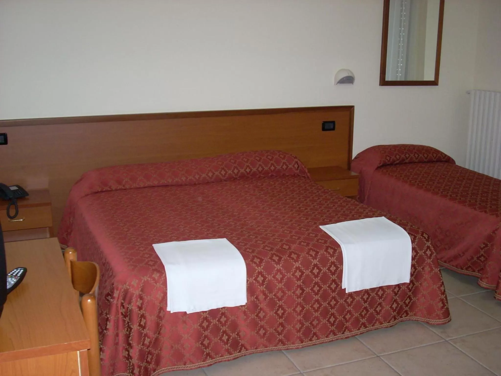 Bed in Hotel Margherita