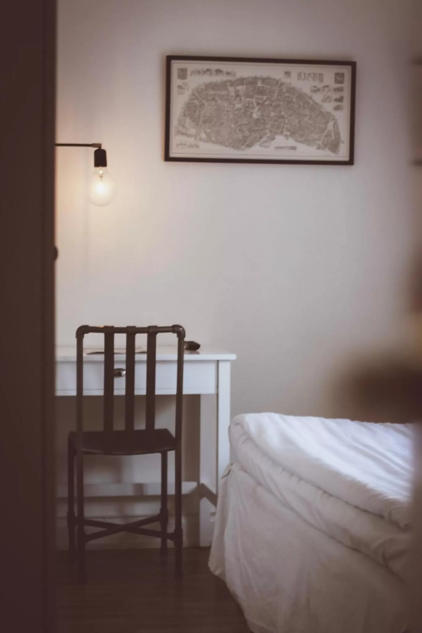 Bed in Hotell Villa Borgen