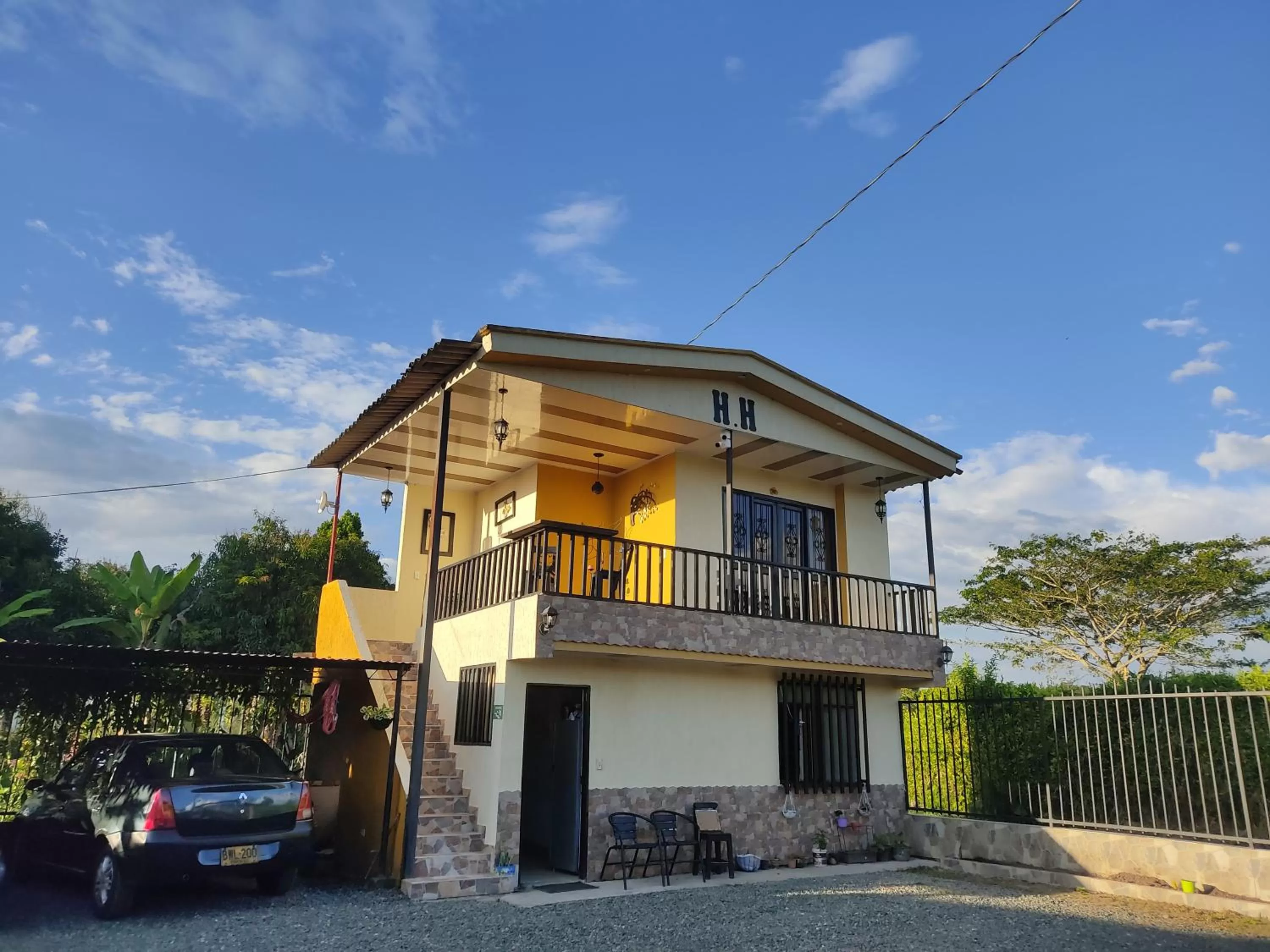 Balcony/Terrace, Property Building in Hotel Casa campestre HH