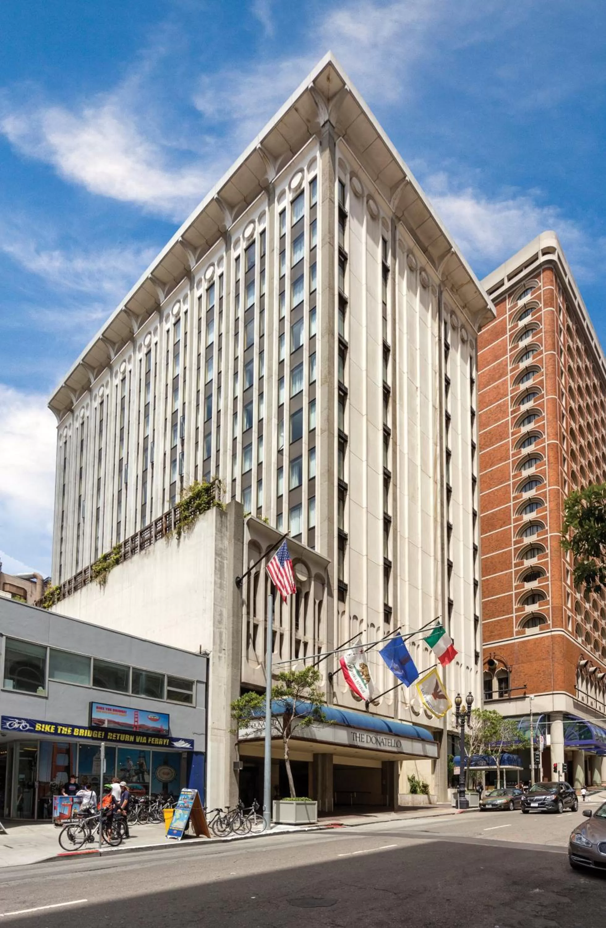 Facade/entrance in The Donatello Hotel