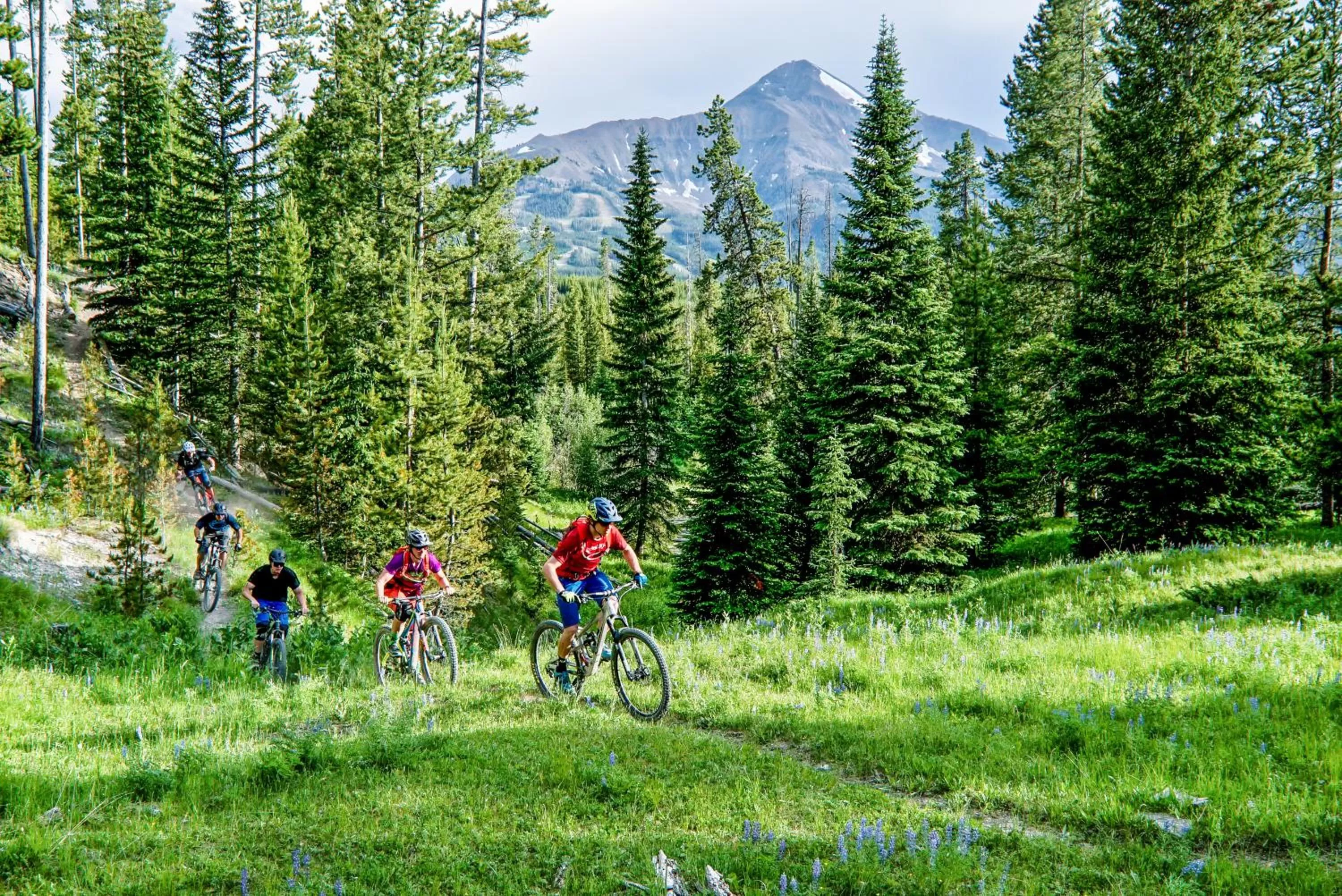 Cycling in Big Sky Resort Village Center