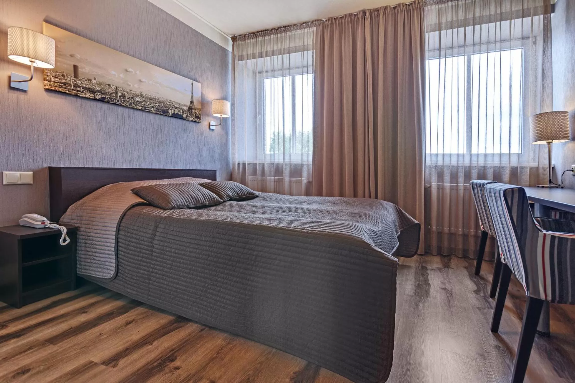 Bed in RIGAAPARTMENT SONADA Self-Service Aparthotel - Private Parking