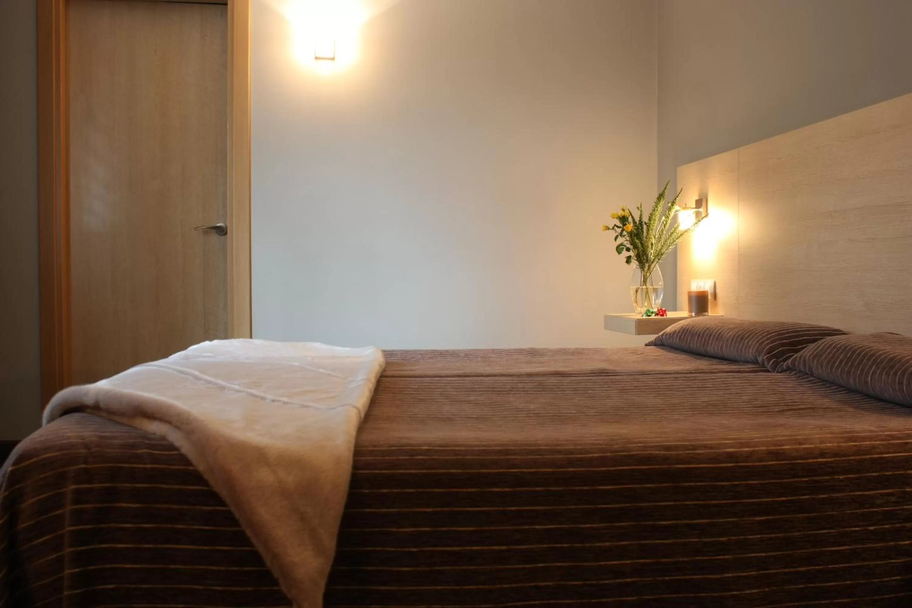 Decorative detail, Bed in Hotel Pontes do Eume