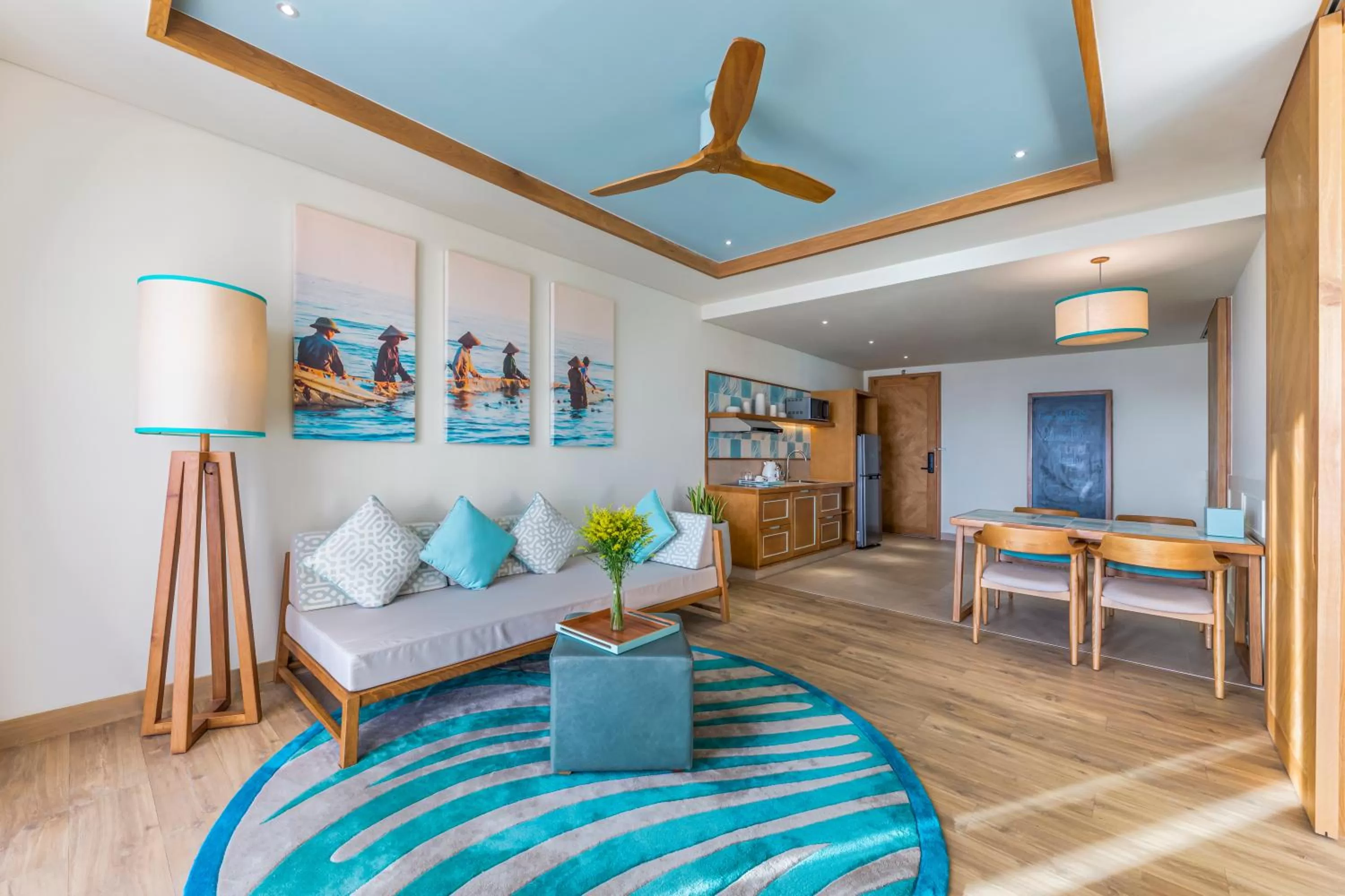 Living room in Fusion Suites Vung Tau