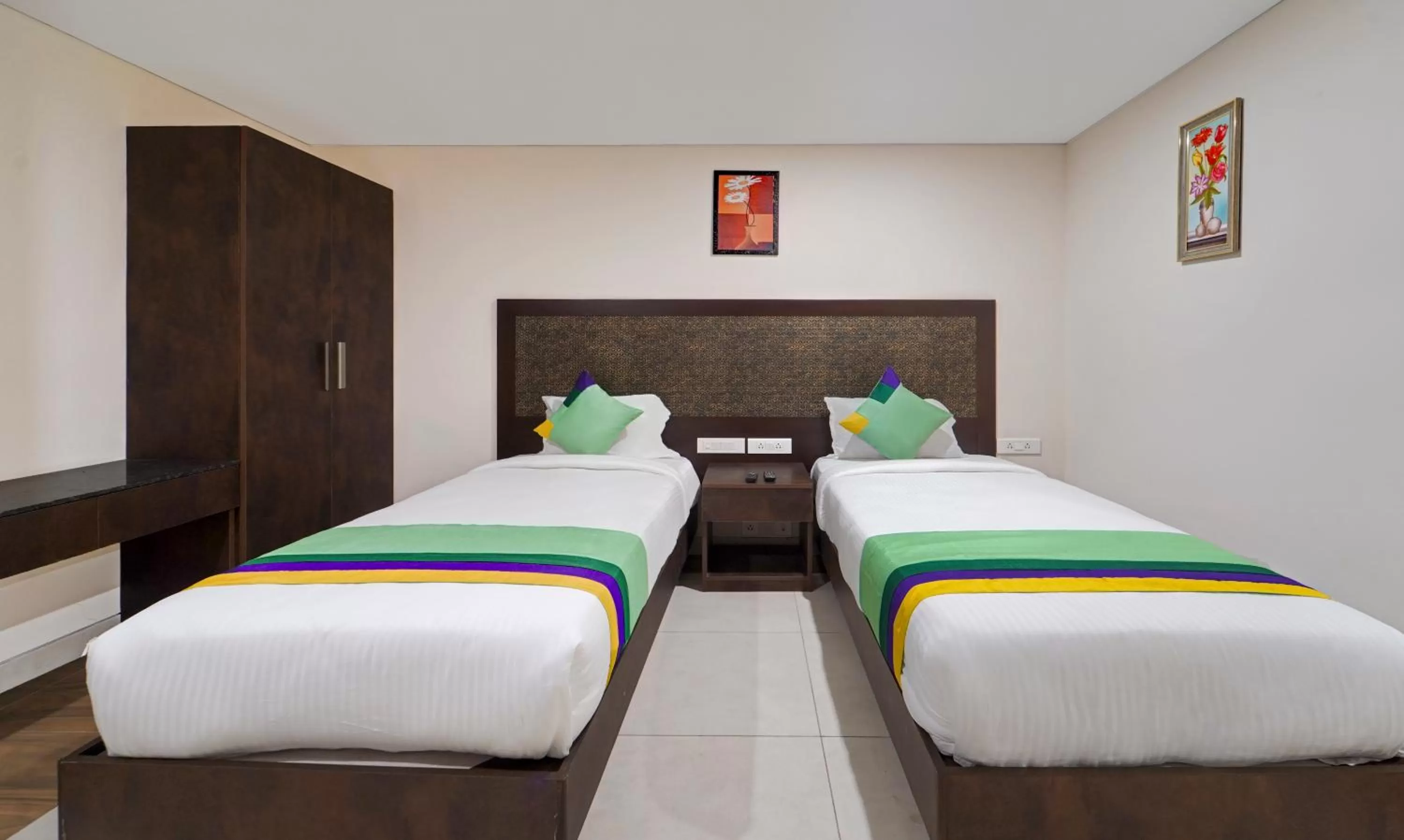 Bed in Treebo Vetri Supreme Residency