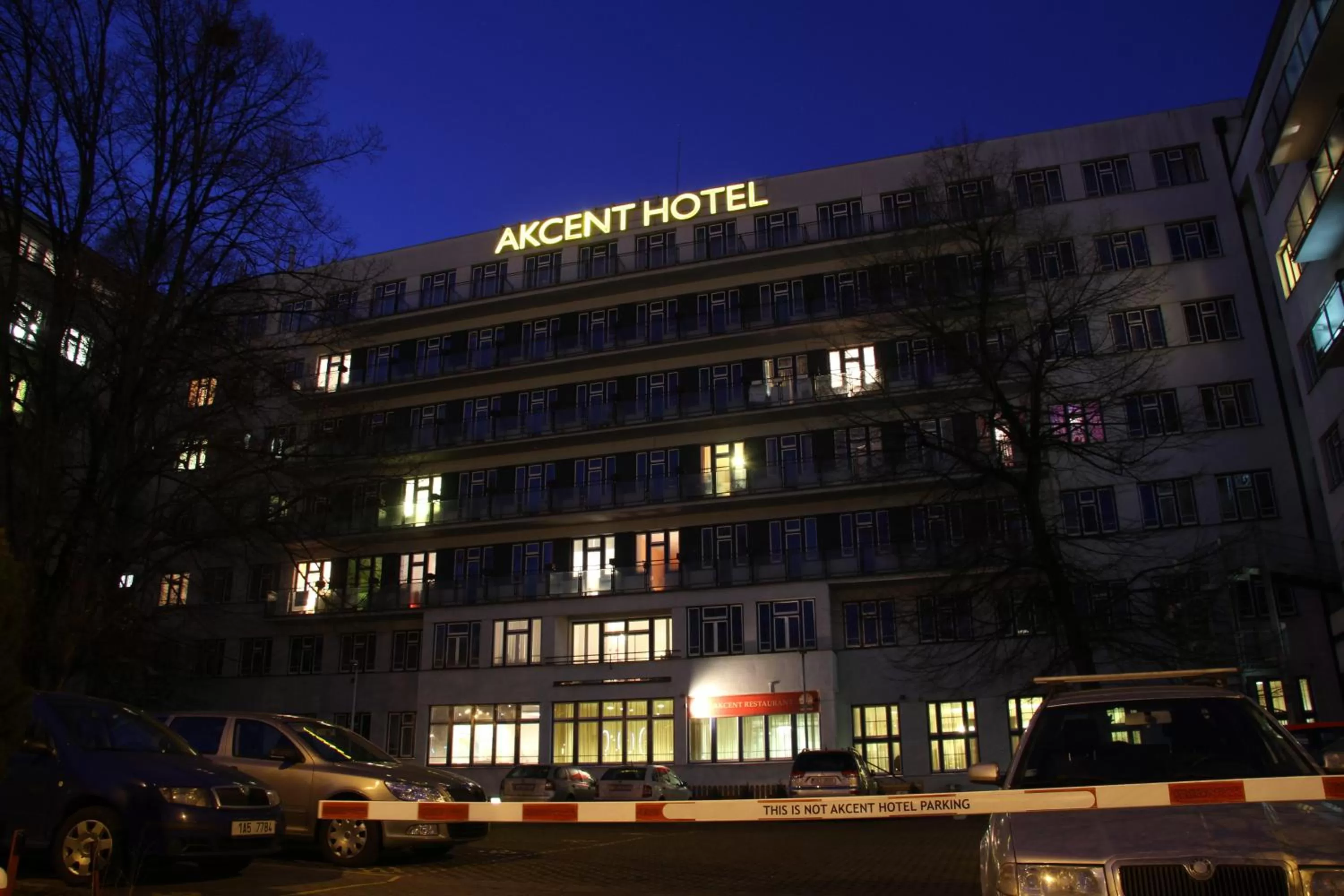 Facade/entrance in Akcent hotel