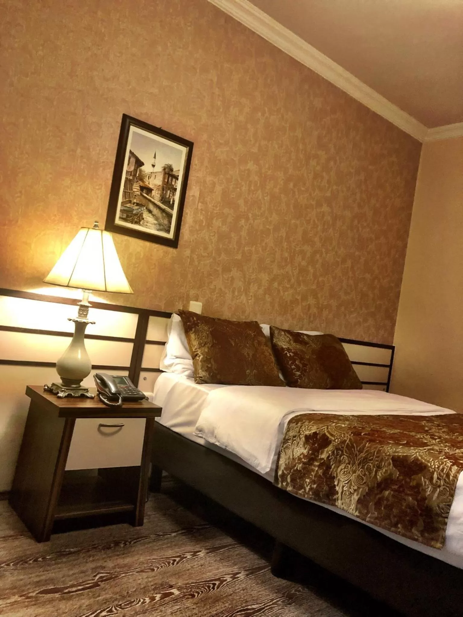 Bed in Family Resort Hotel