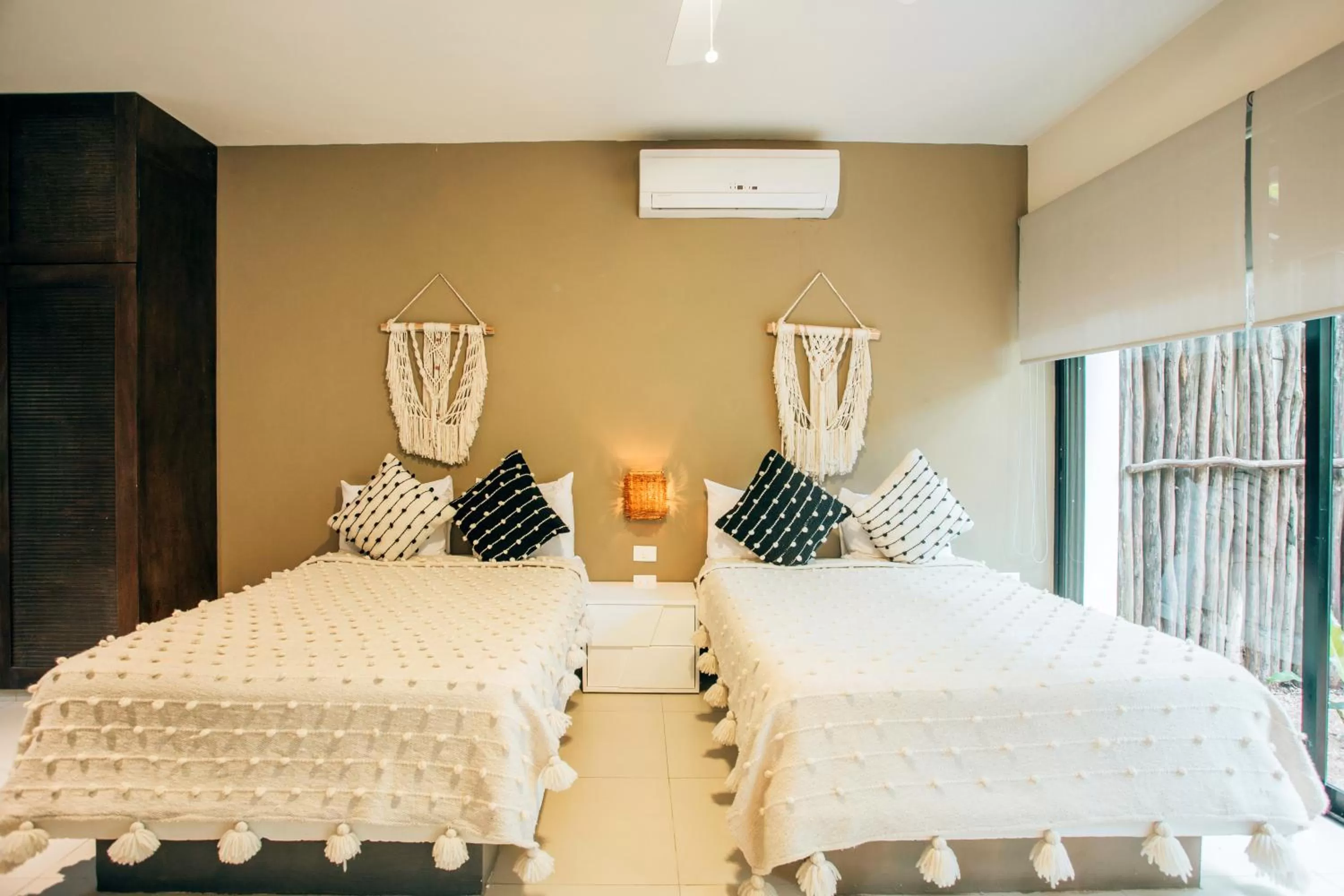 Bed in Orchid House Tulum Jungle