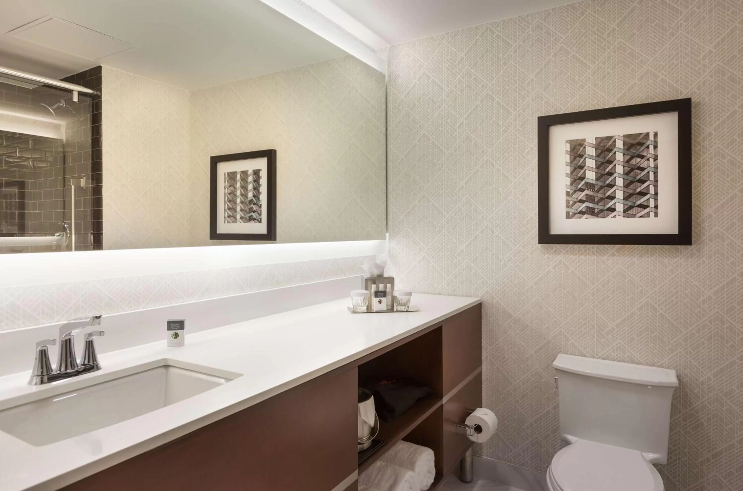 Bathroom in DoubleTree by Hilton Hotel & Suites Houston by the Galleria