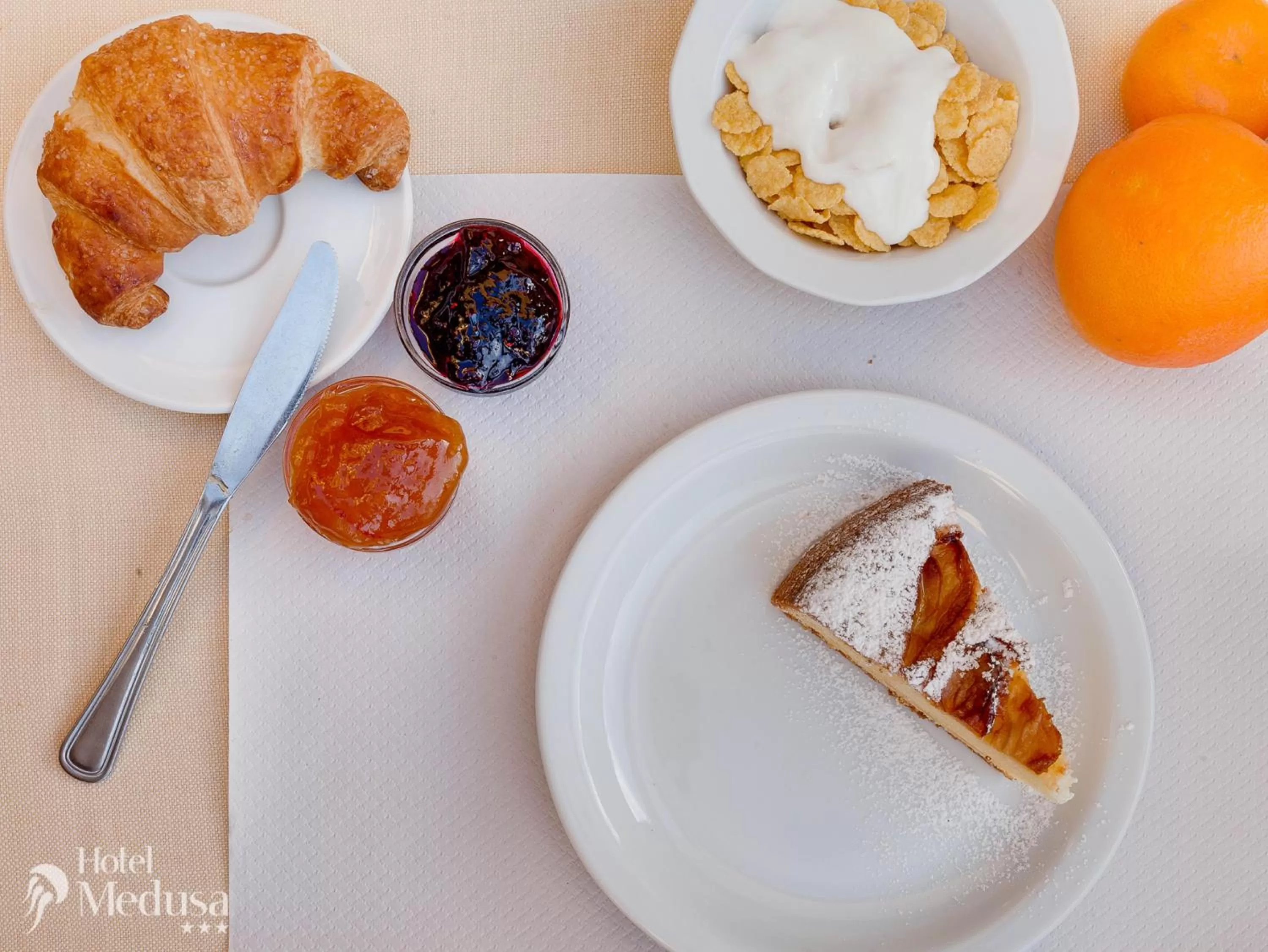 Food close-up in Hotel Medusa