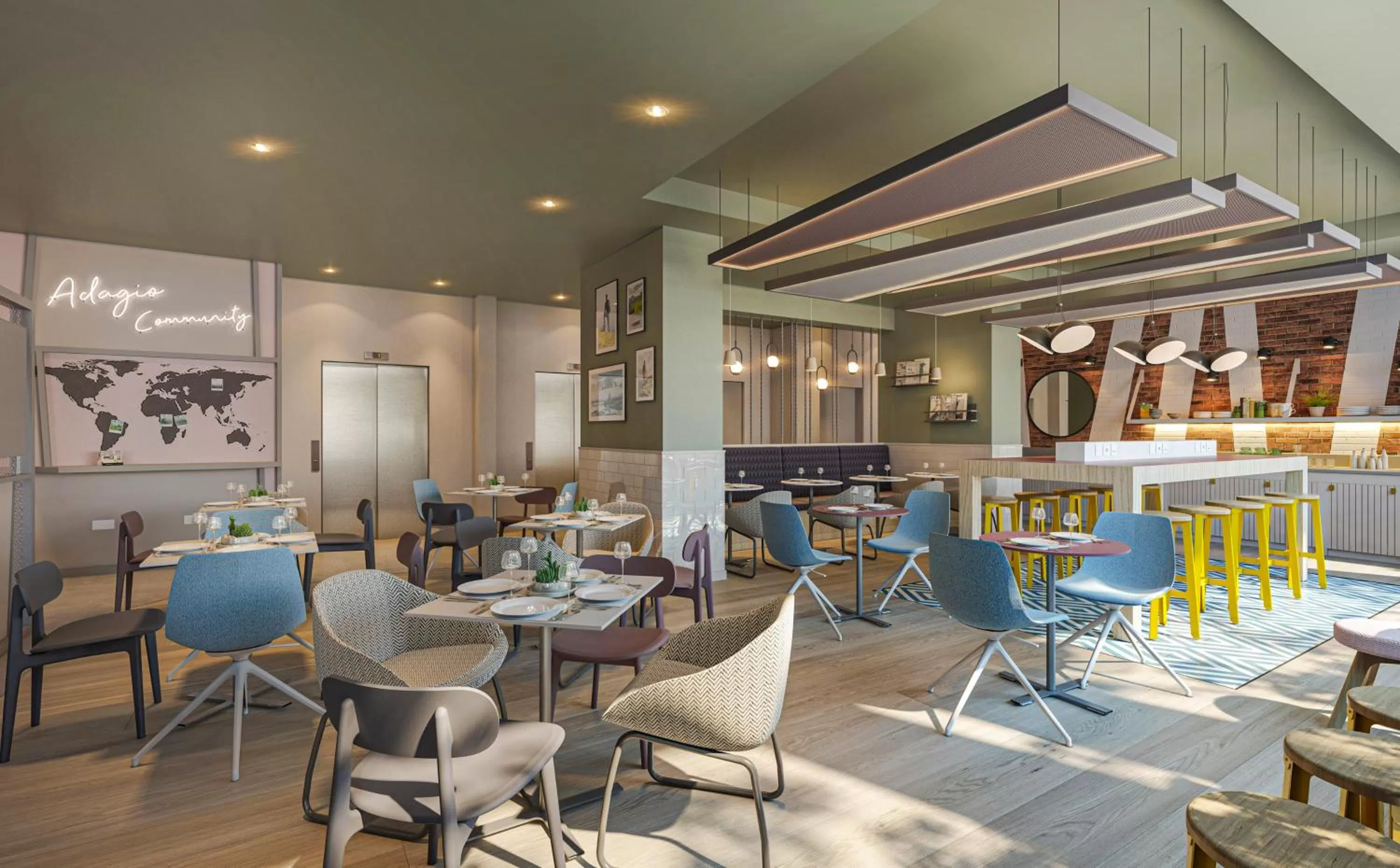 Lobby or reception in Aparthotel Adagio Glasgow Central