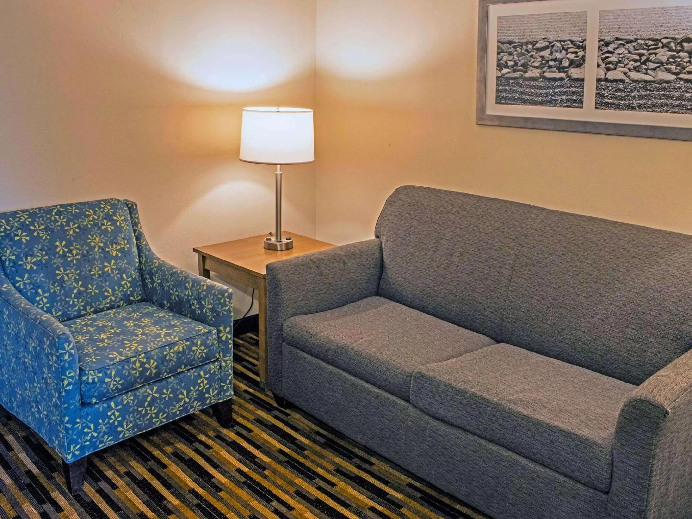 Living room in Quality Suites Lake Wright - Norfolk Airport