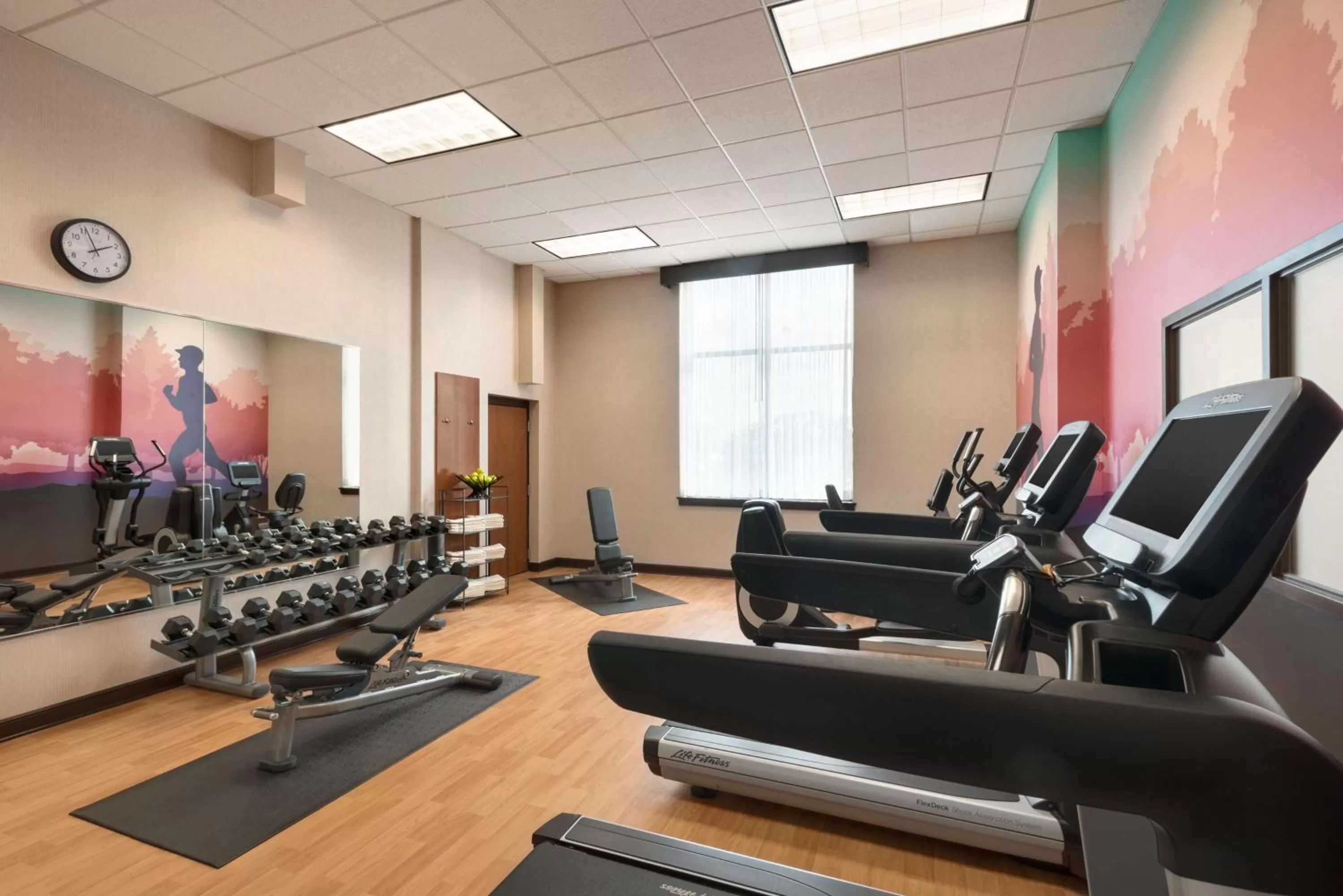 Fitness centre/facilities in Hyatt Place Chicago Schaumburg