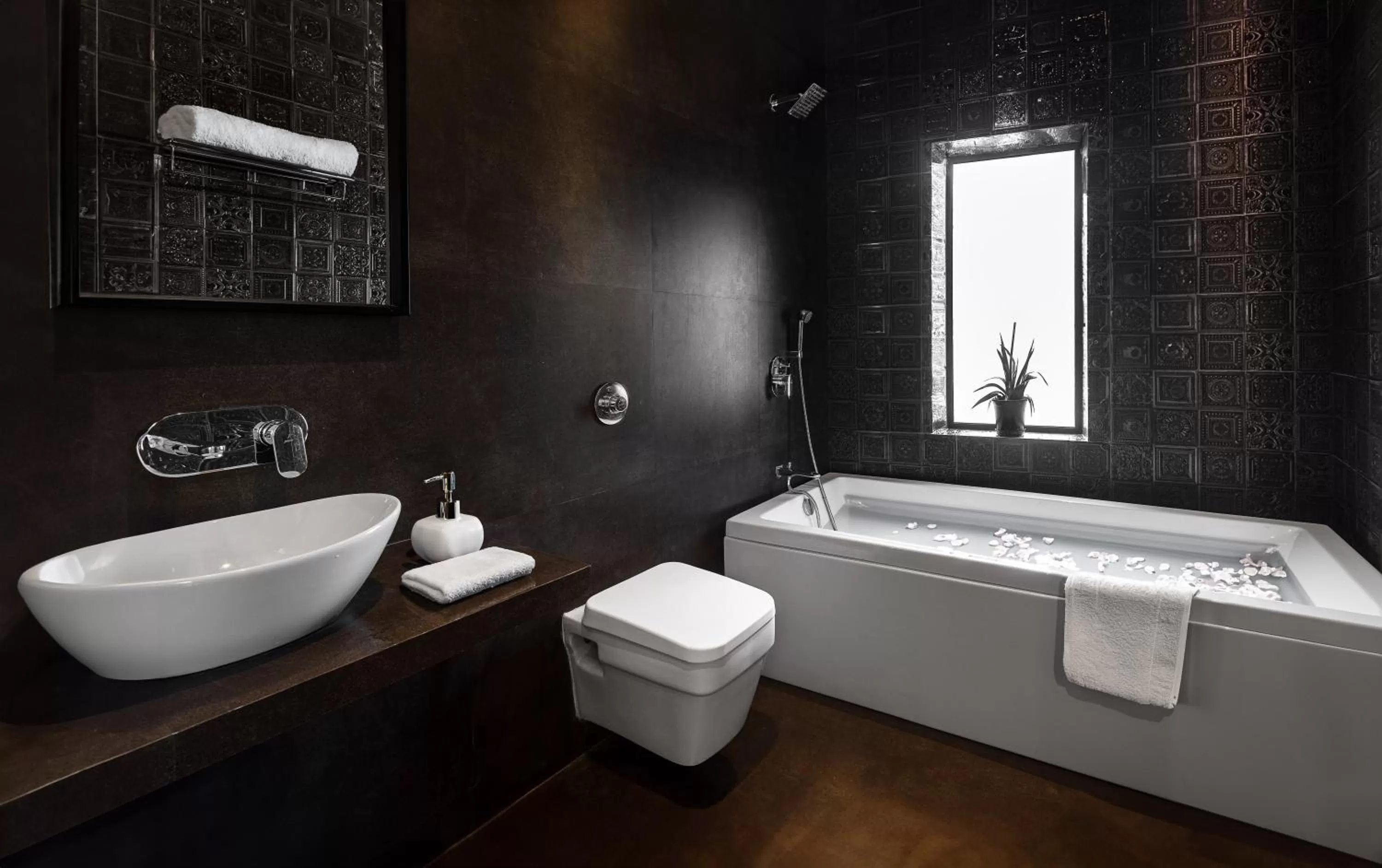 Bath, Bathroom in Arnna Hotel- Goregaon East