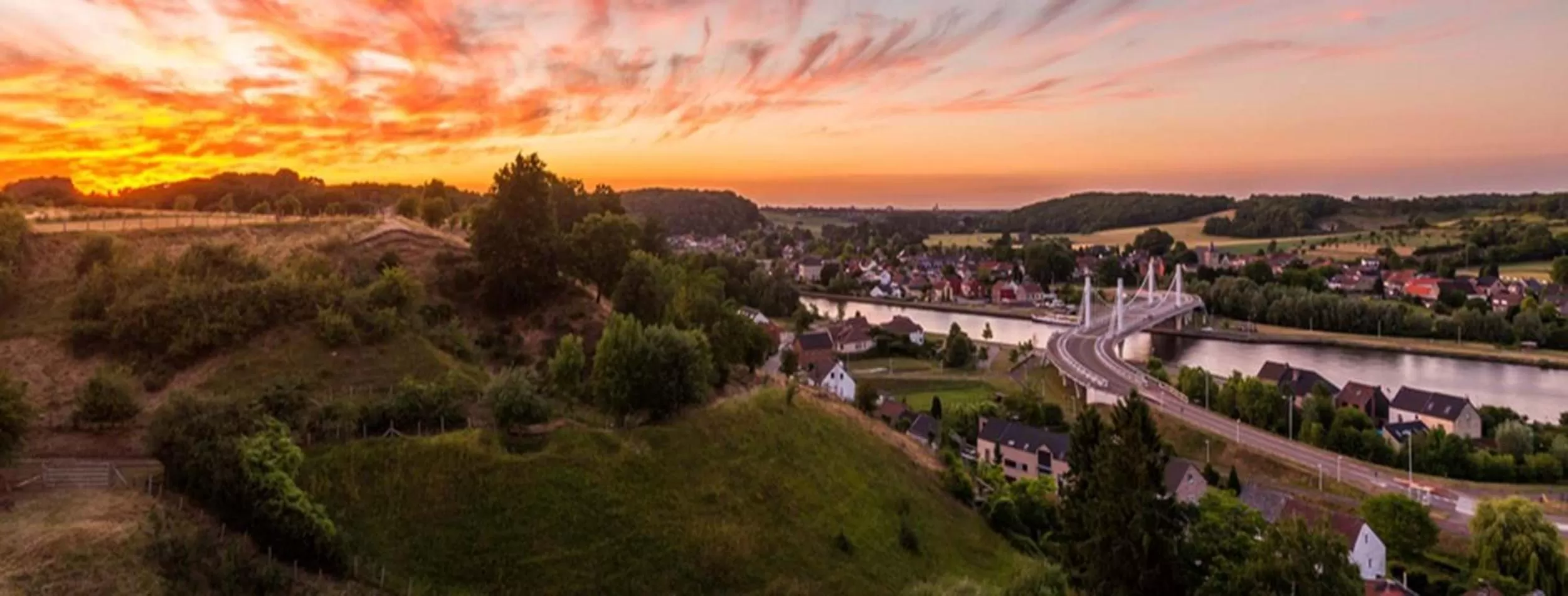 Neighbourhood, Bird's-eye View in B&B Montenakerhof