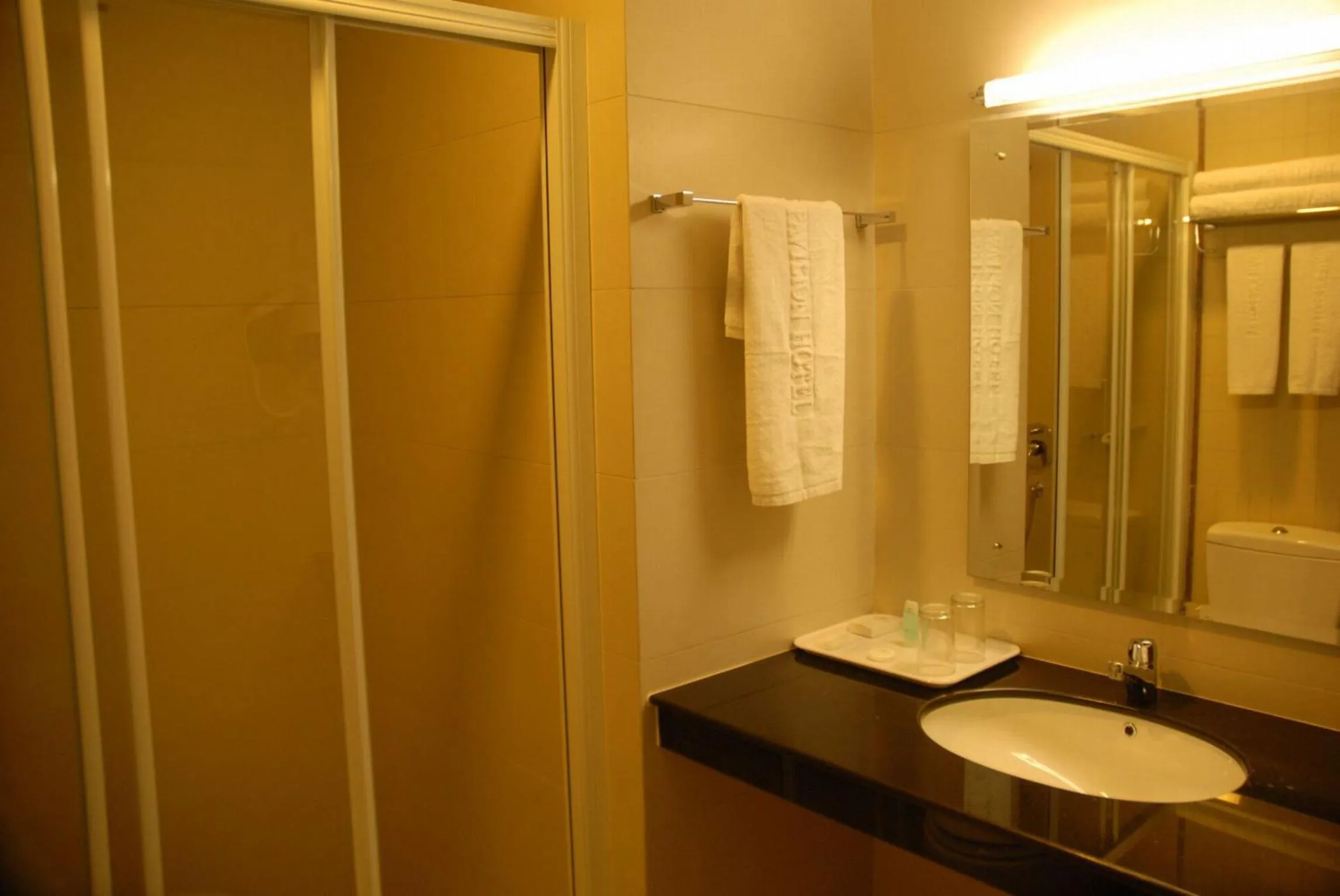 Shower in The Pavilion Hotel