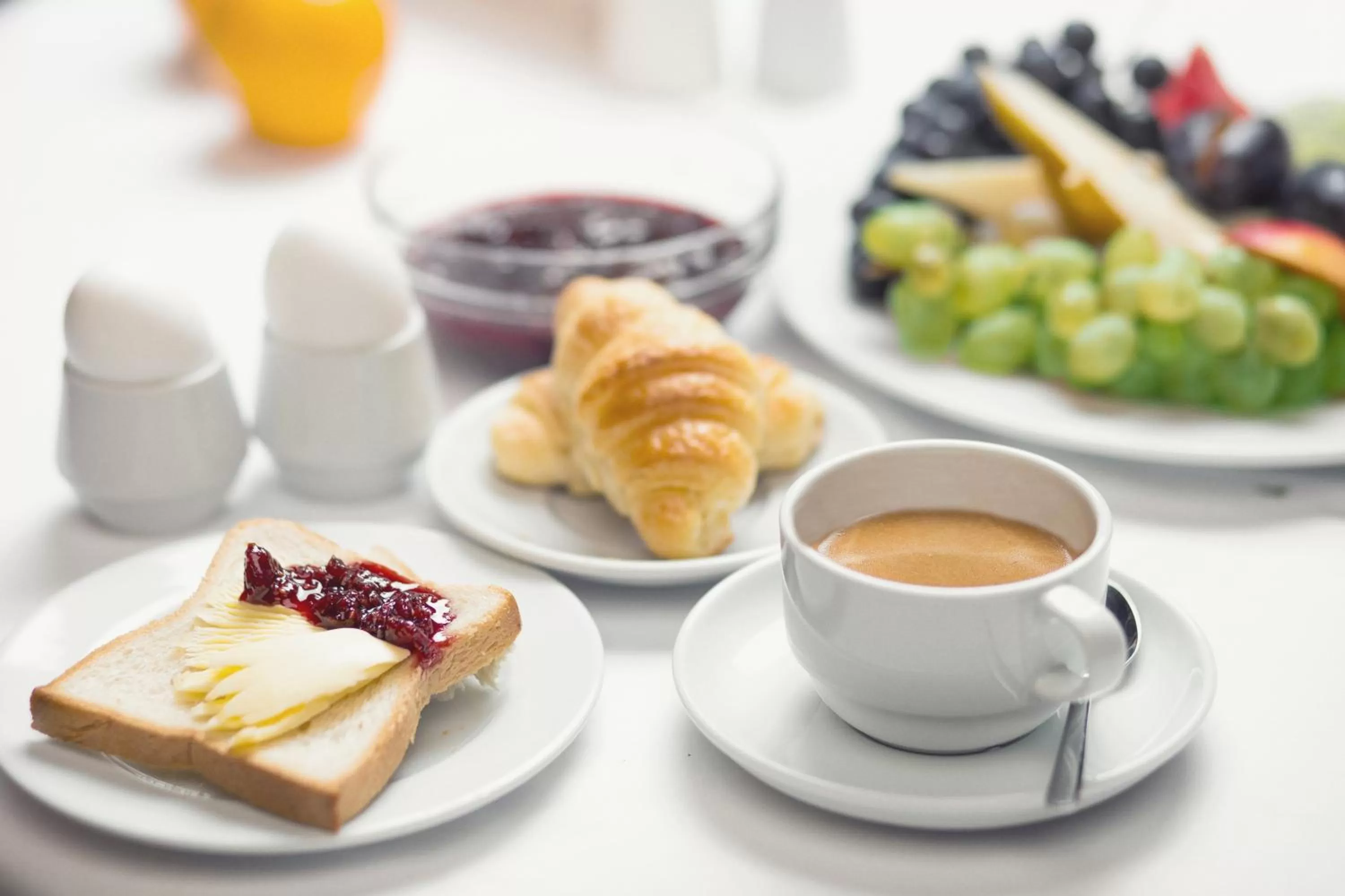 Continental breakfast in Borjomi Likani Health & Spa Centre