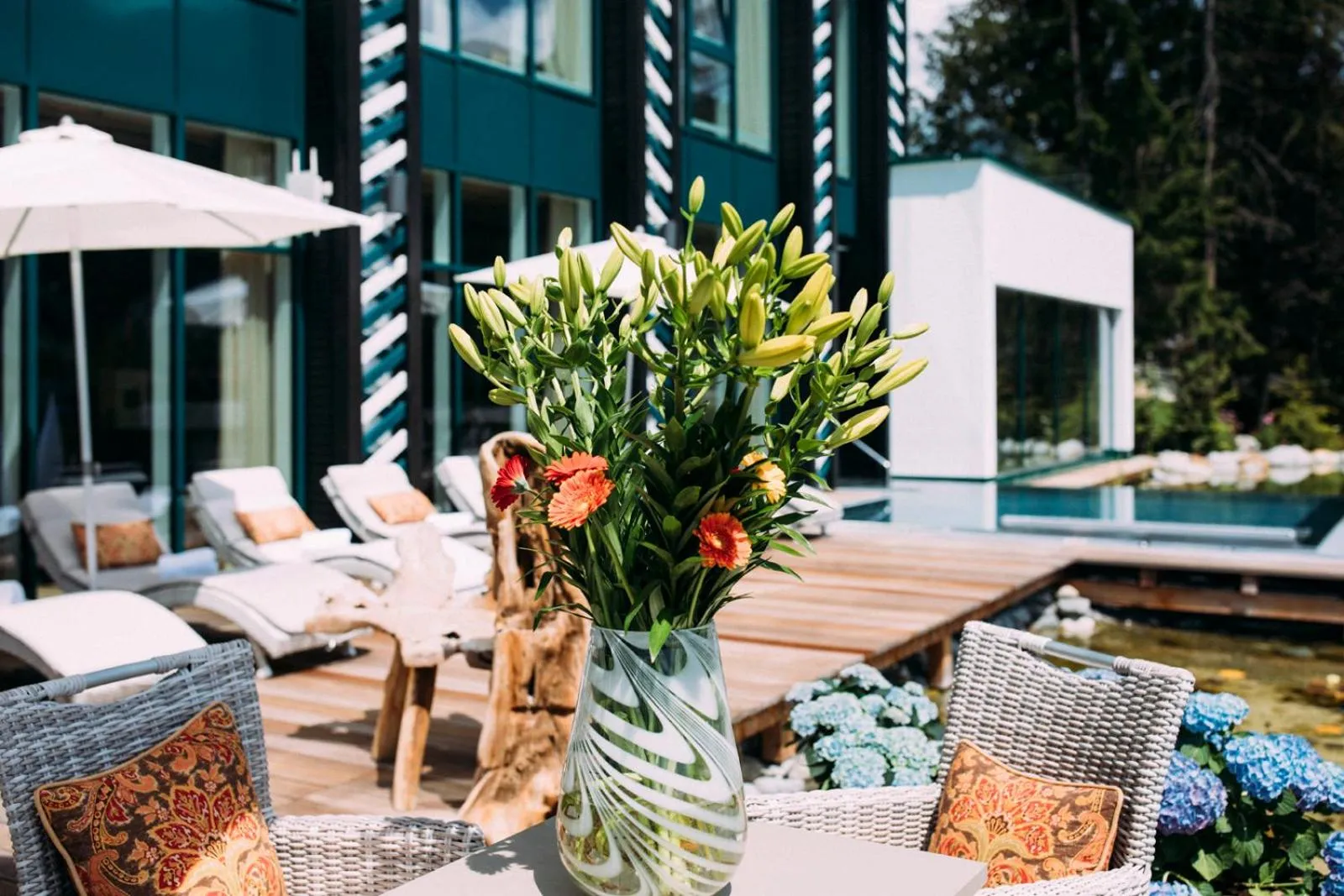 Seating area, Swimming Pool in Astoria Resort