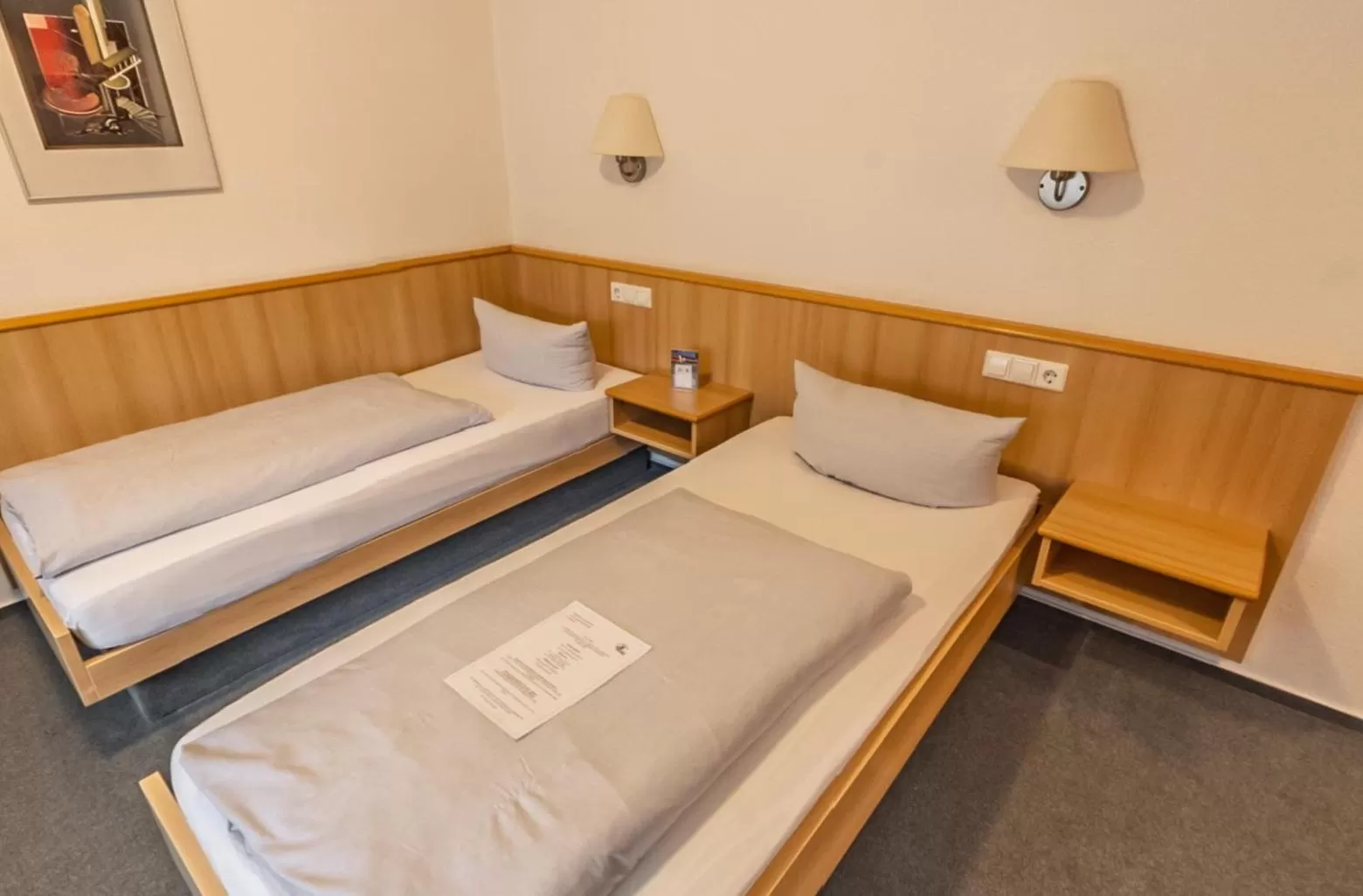 Bed in Hotel-Gasthof zum Ritter