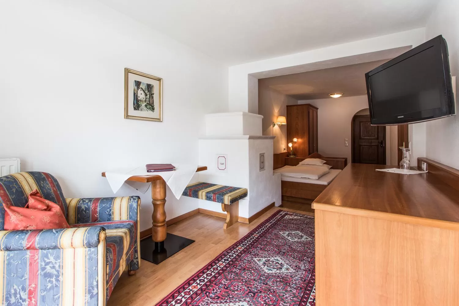 Photo of the whole room, Bed in Wellnesshotel Mein Almhof Superior