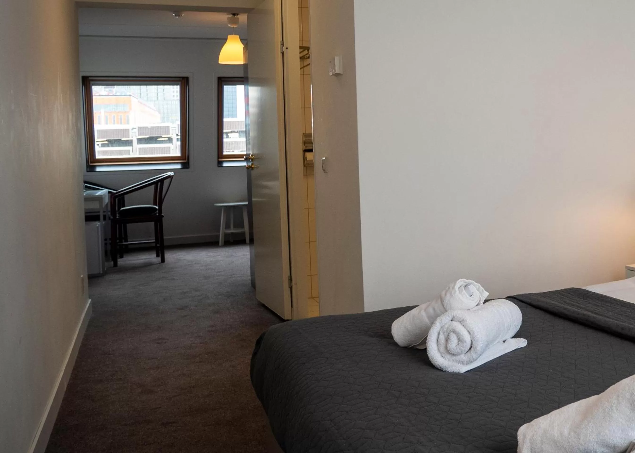 Bed in Hotel Hague Center