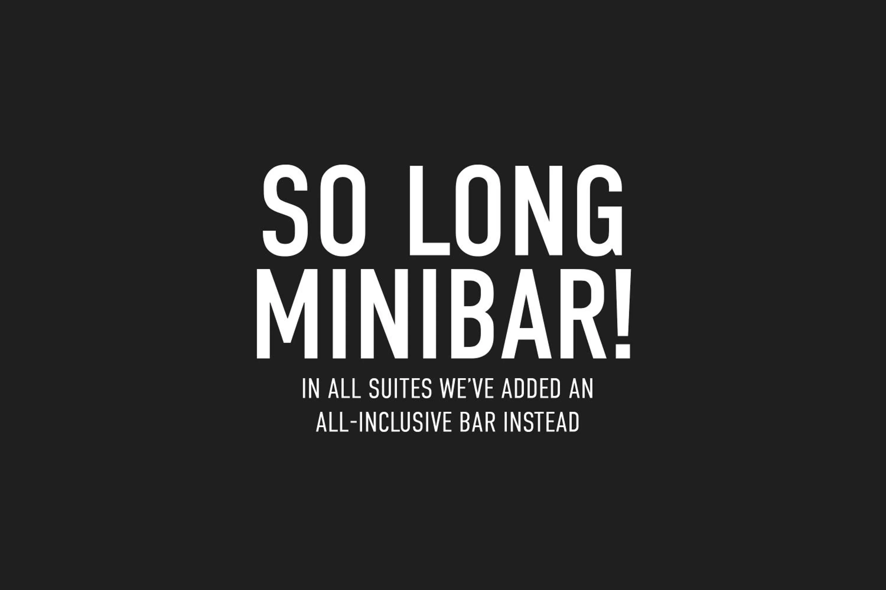 minibar in Hotel Ottilia