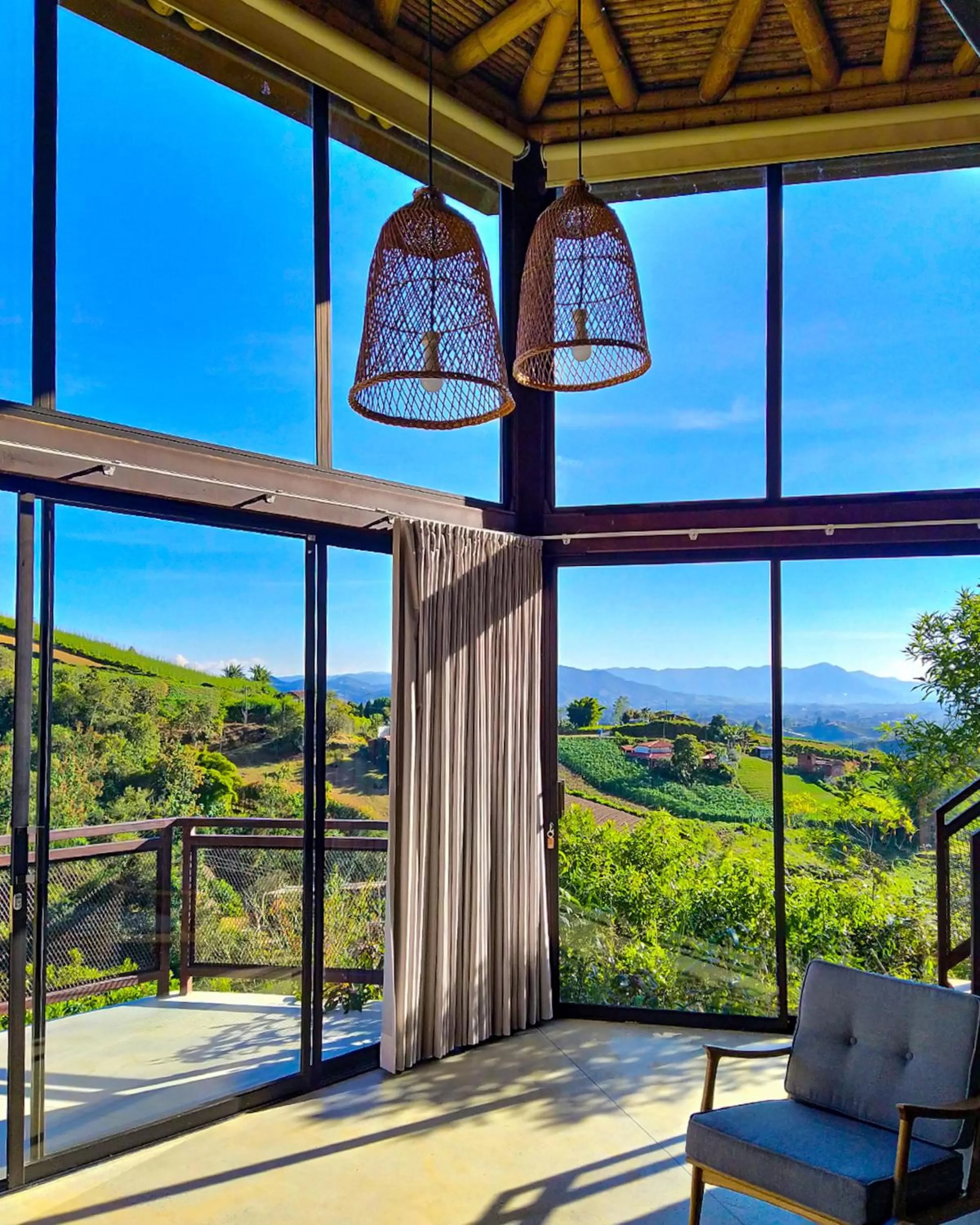 Mountain view in Cannua Lodge