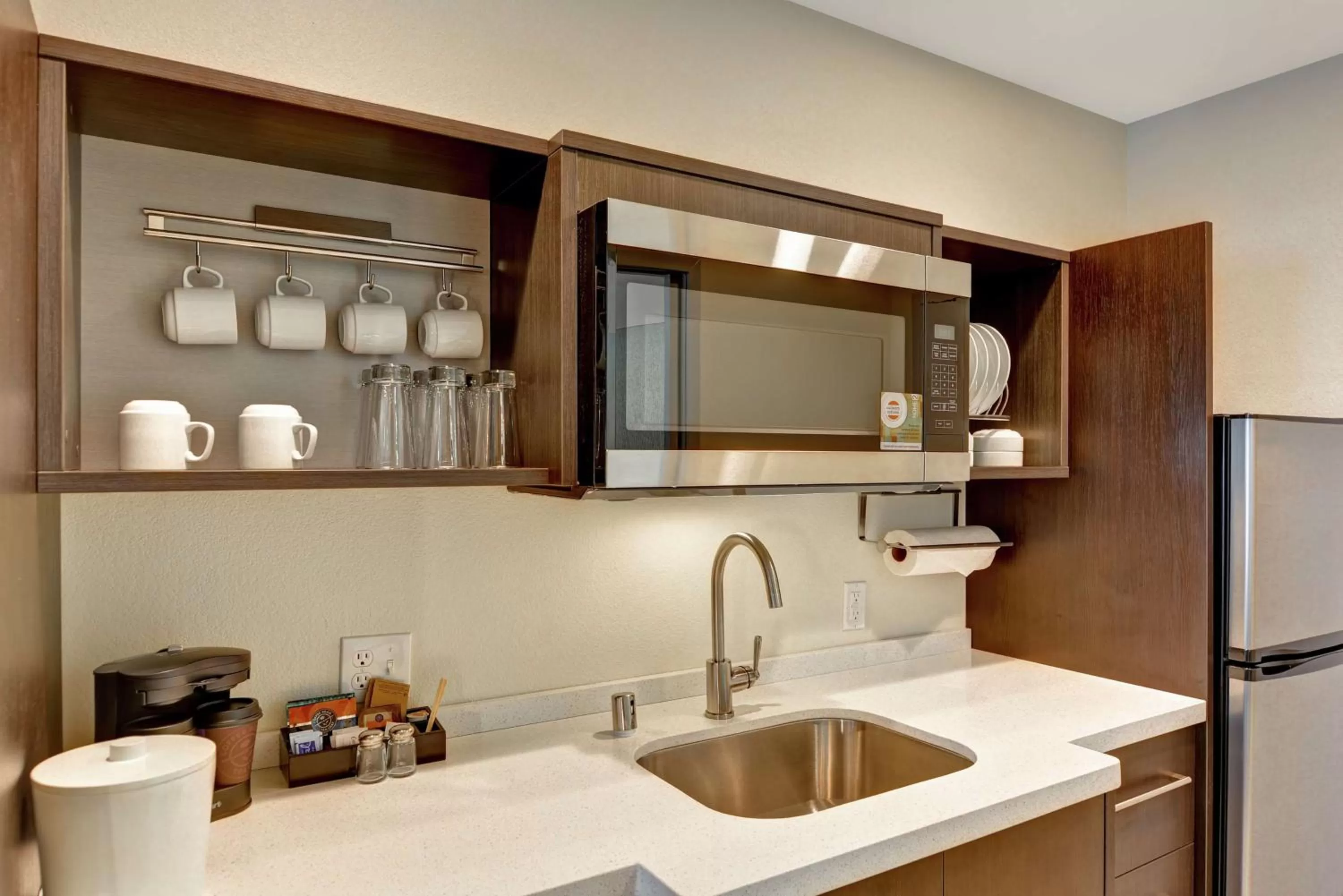 Kitchen or kitchenette in Home2 Suites By Hilton Las Vegas Strip South