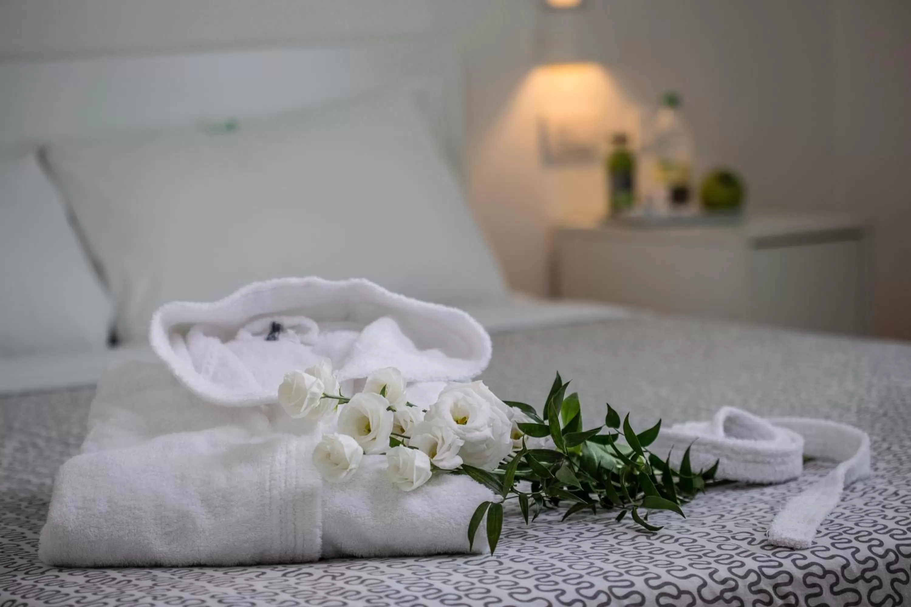 Bed in Hotel Forlanini 52