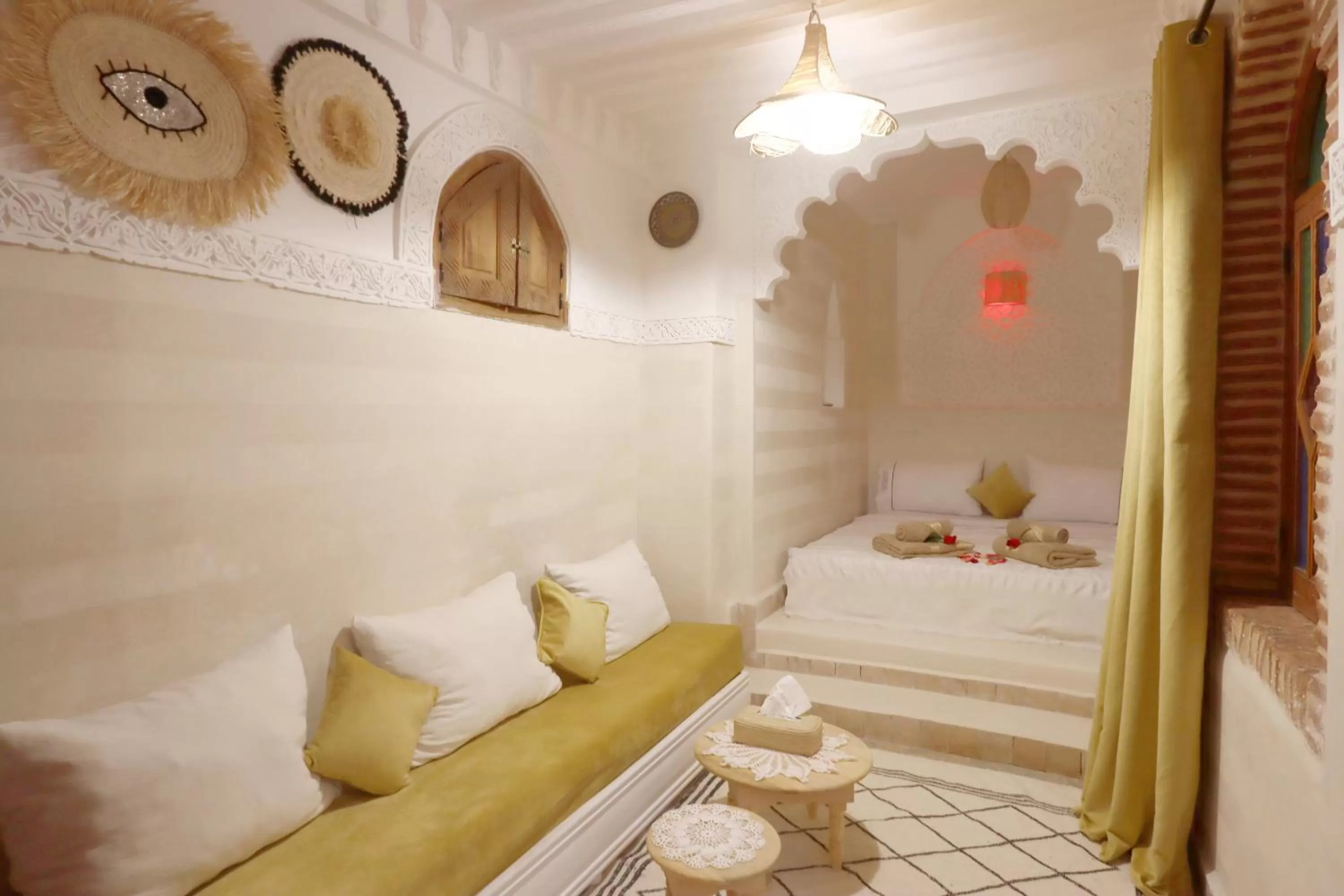 Bed in Riad Venezia