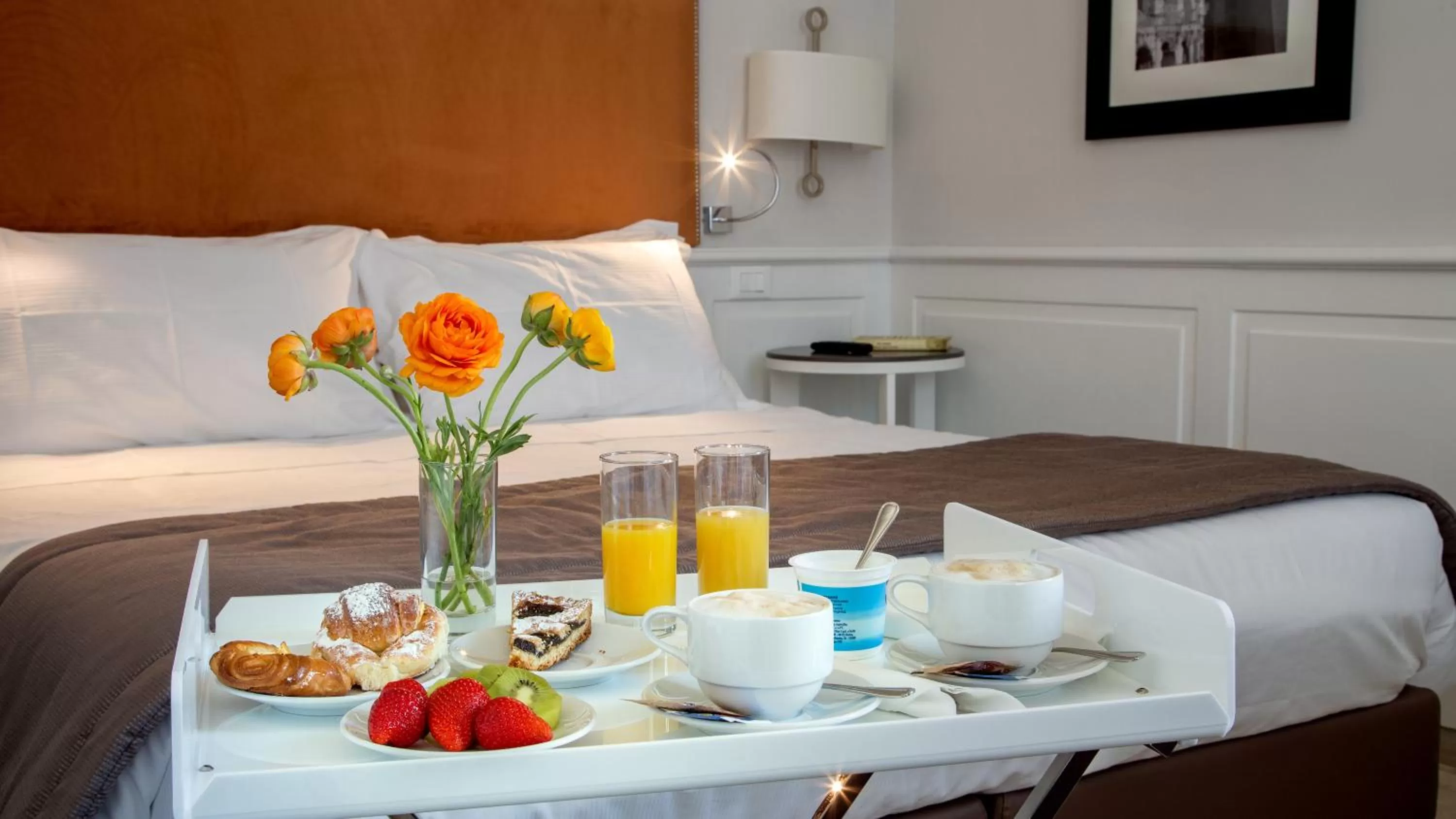 Bed in Princeps Boutique Hotel