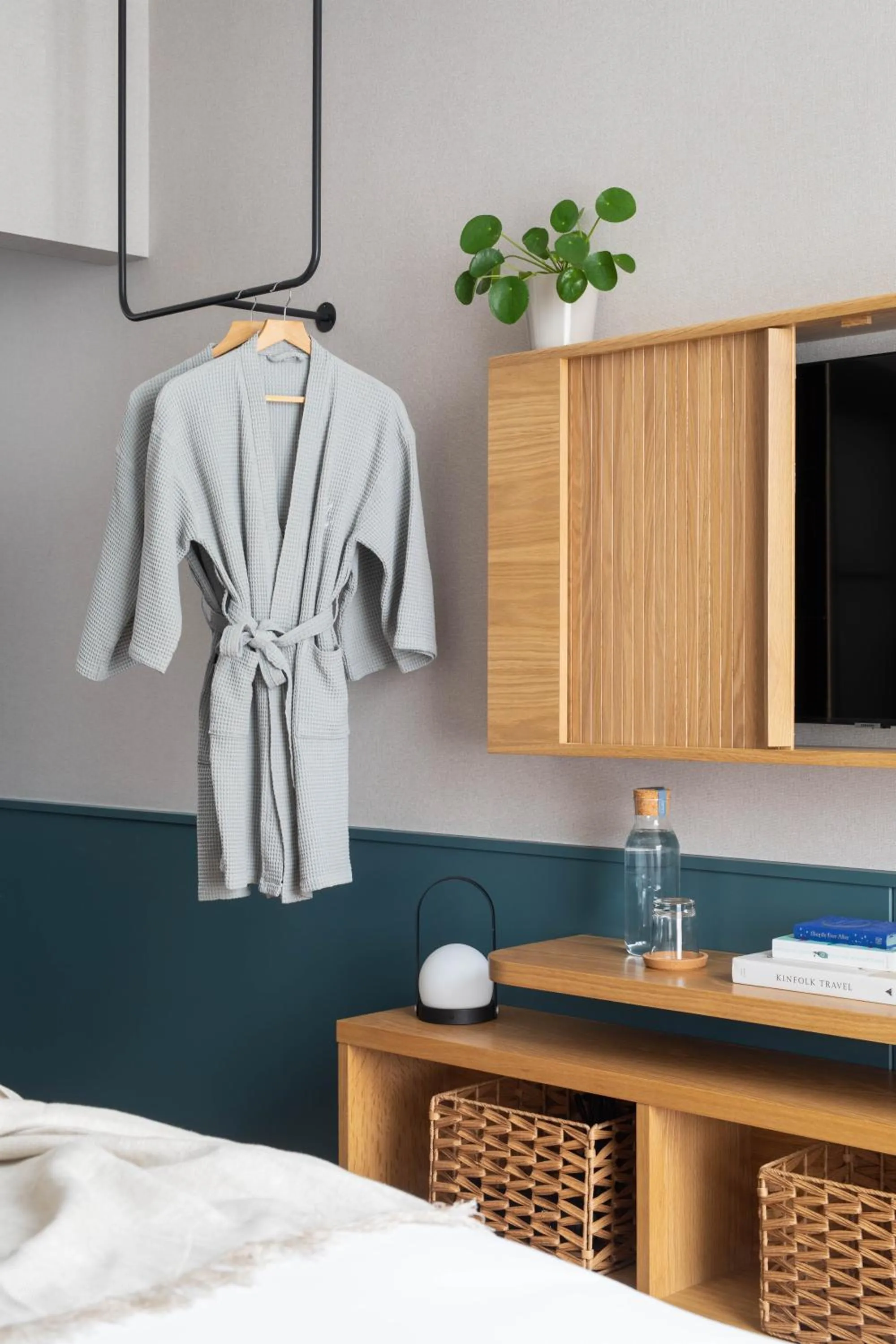 Bedroom, Bed in Inhabit Queen's Gardens, a Member of Design Hotels