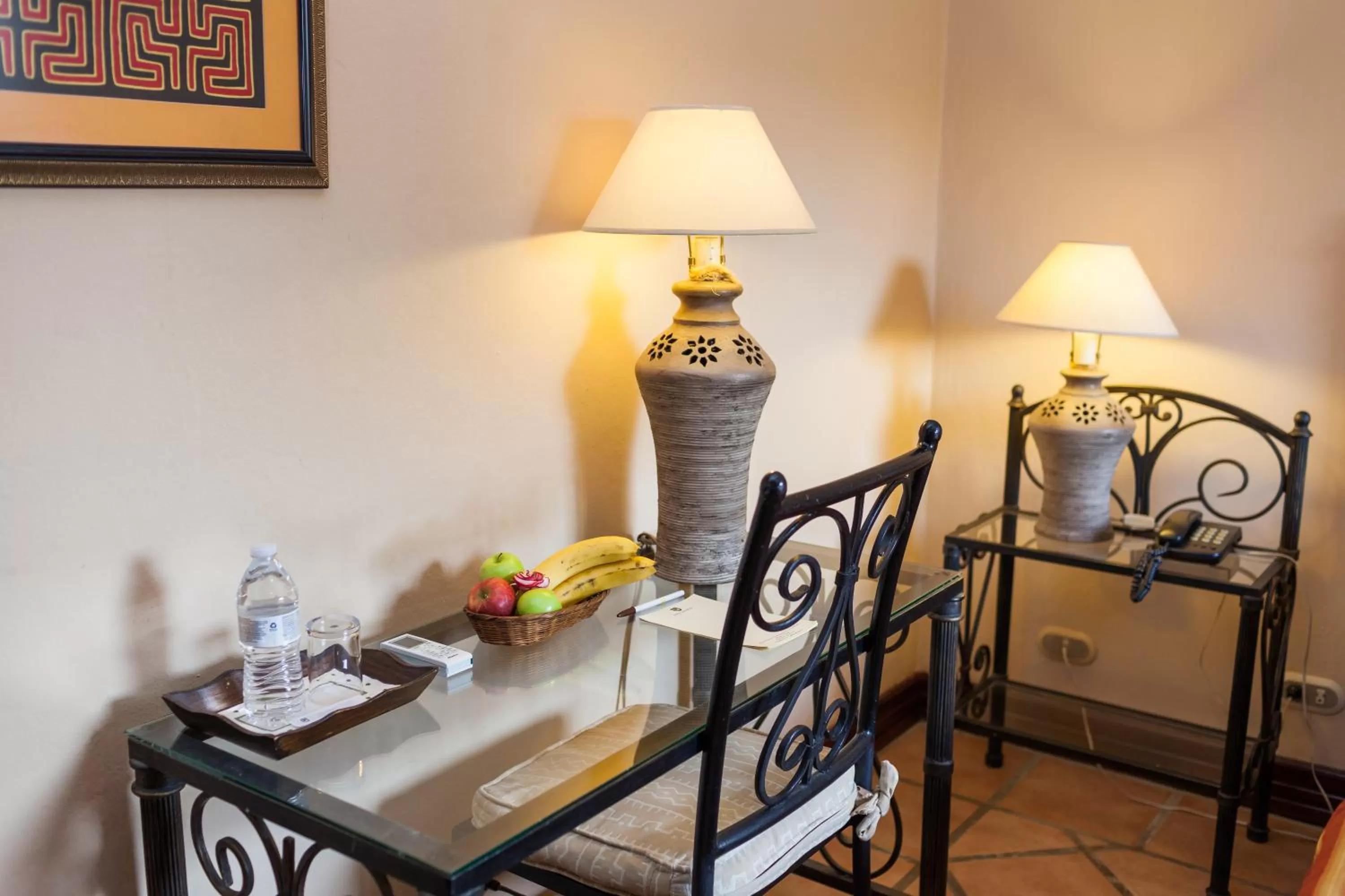 Seating area in Hotel Los Robles, Managua, Nicaragua