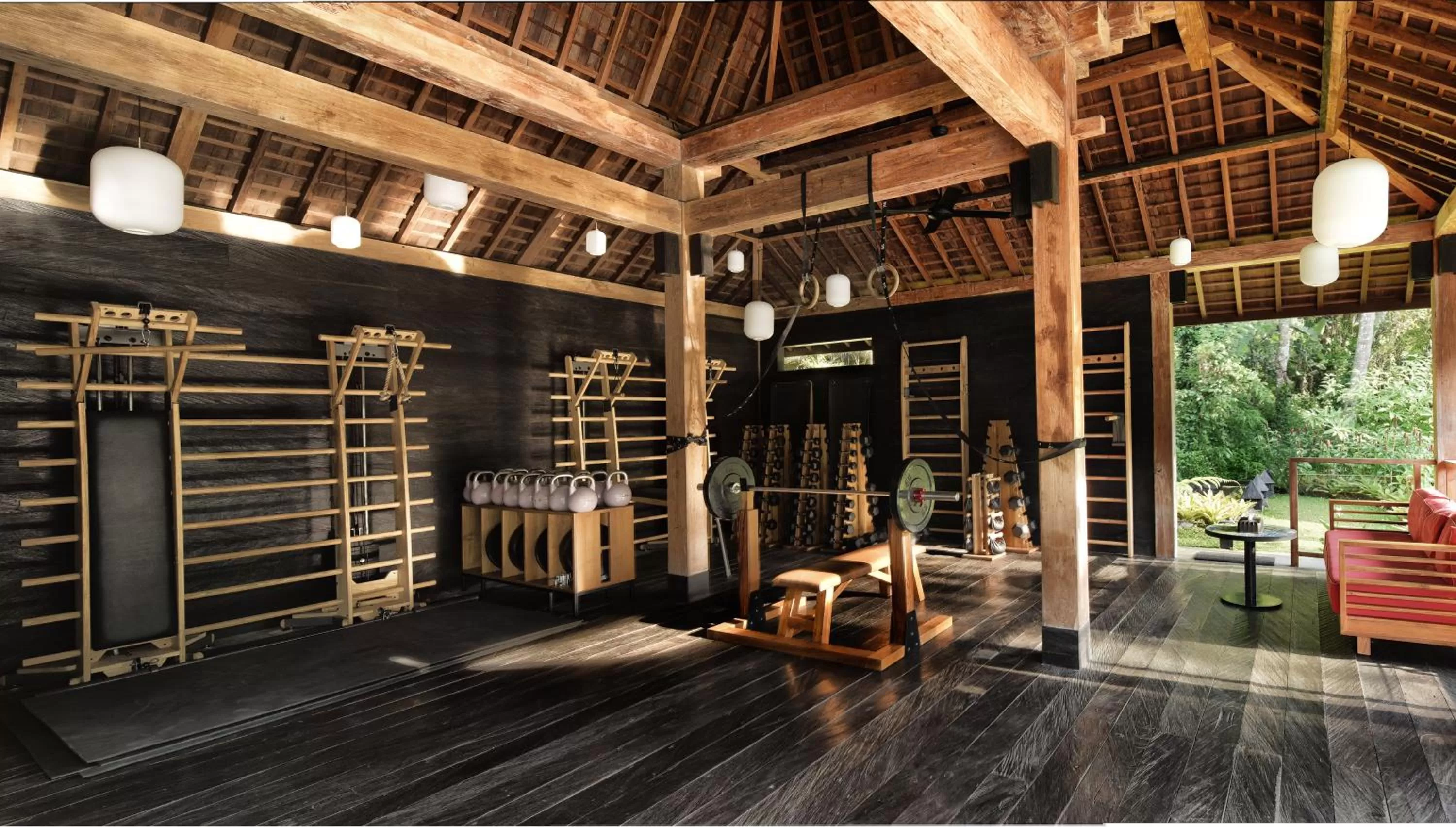 Fitness centre/facilities in Chapung Sebali Resort