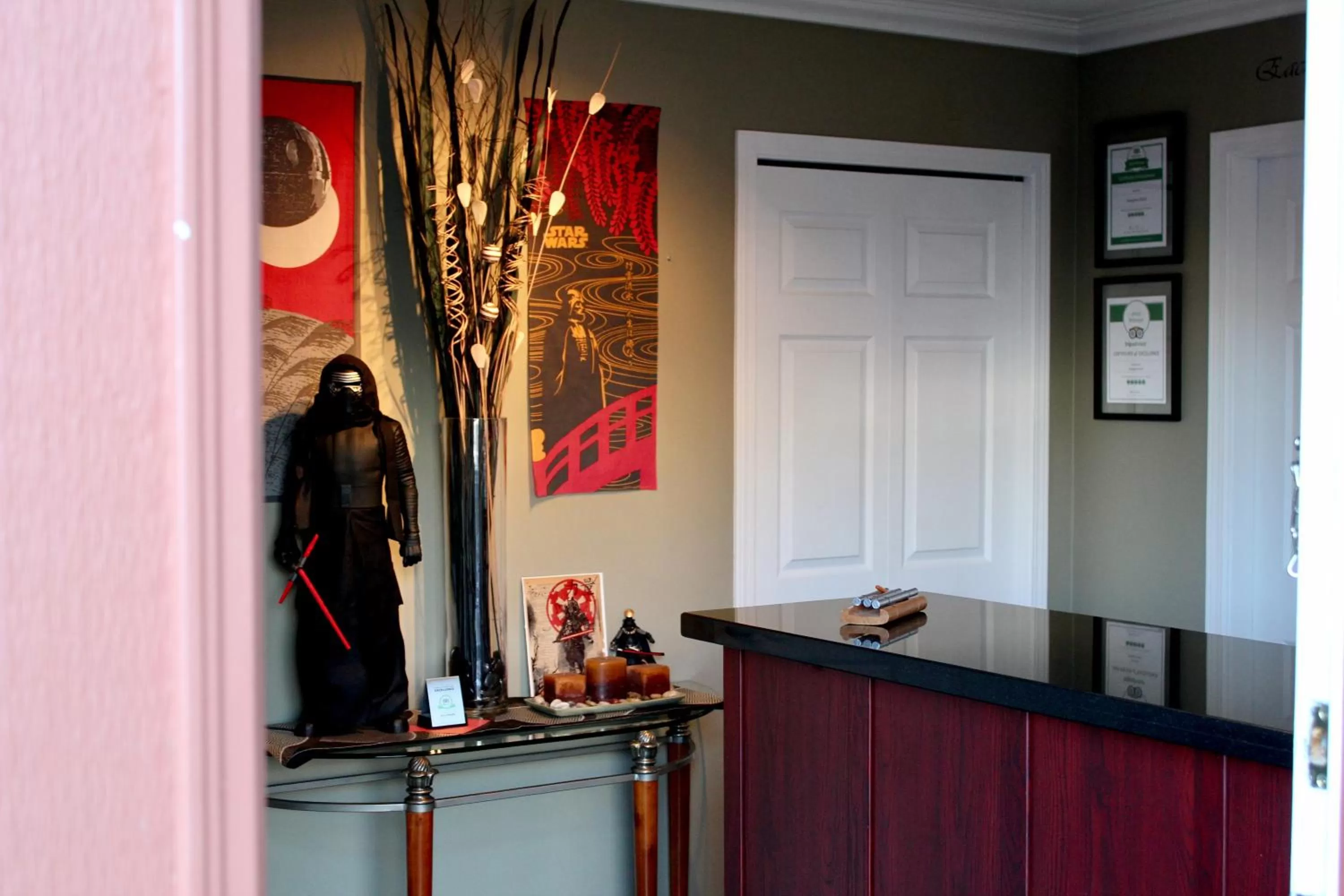 Lobby or reception in Evergreen Bed & Breakfast