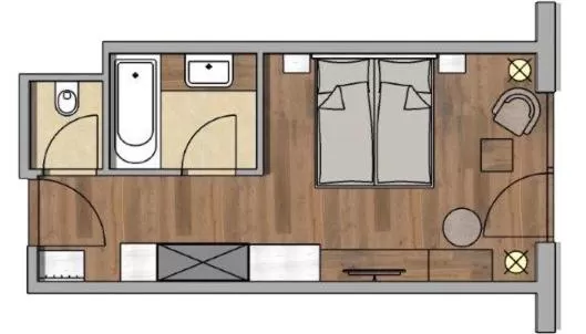 Floor Plan in Das Schloss an der Eisenstrasse