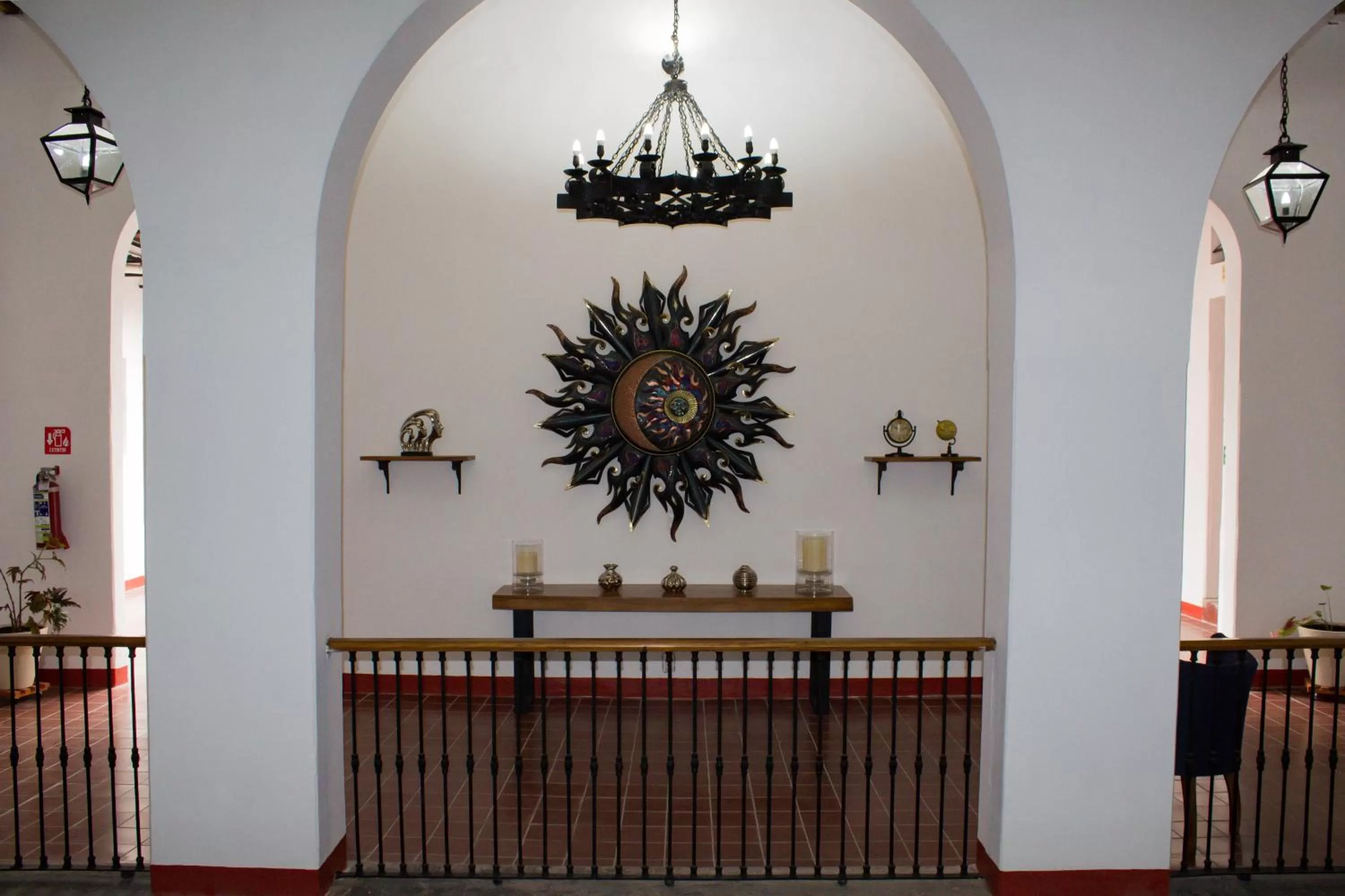 Living room in Hotel Real de Castilla Colonial