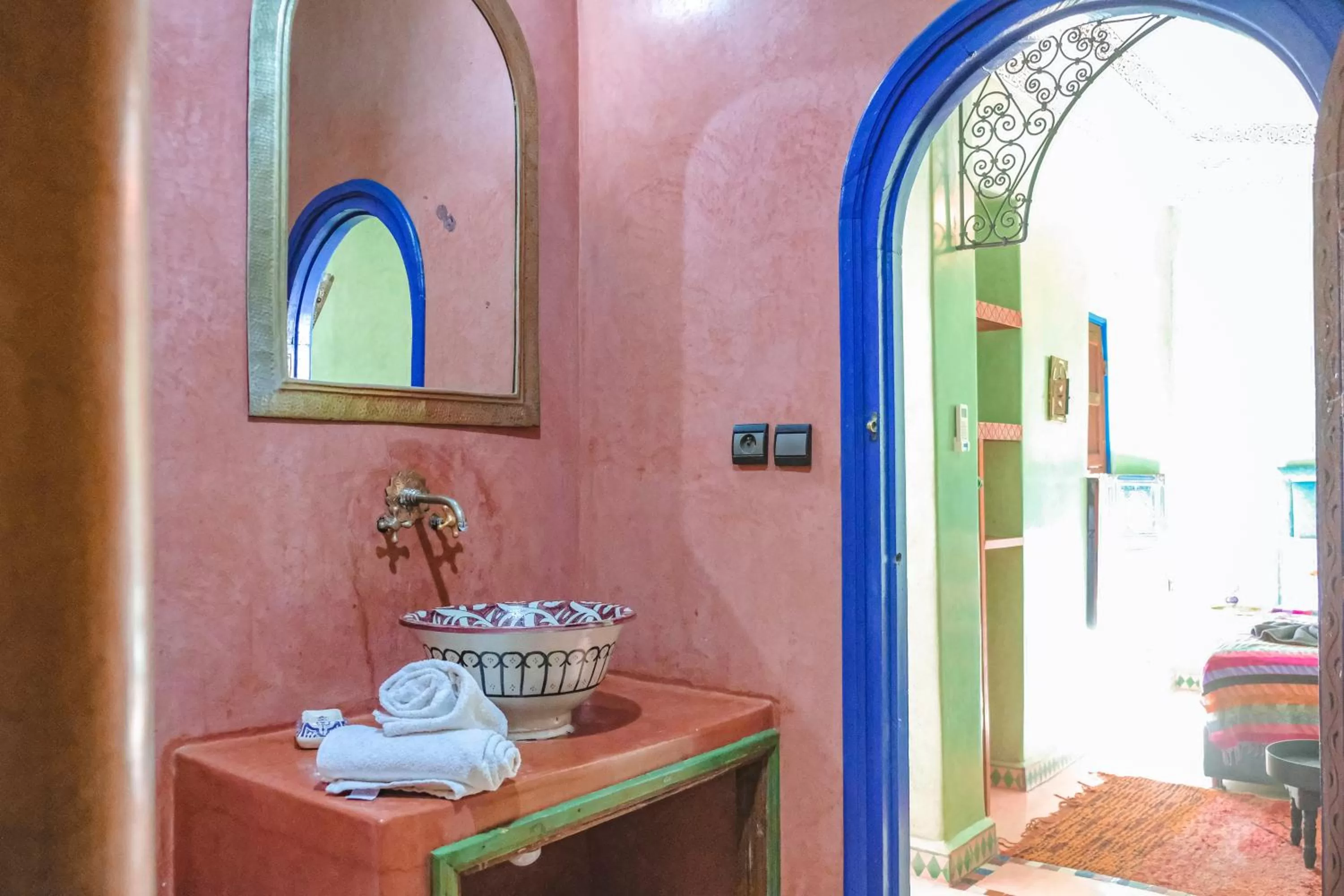 Bathroom in Héritage Lalla Aicha et SPA