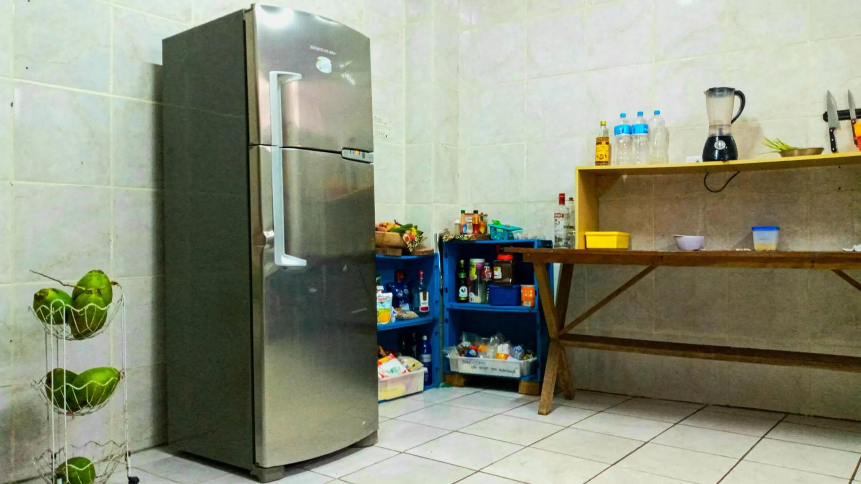 Kitchen/Kitchenette in Pousada e Hostel Marthi