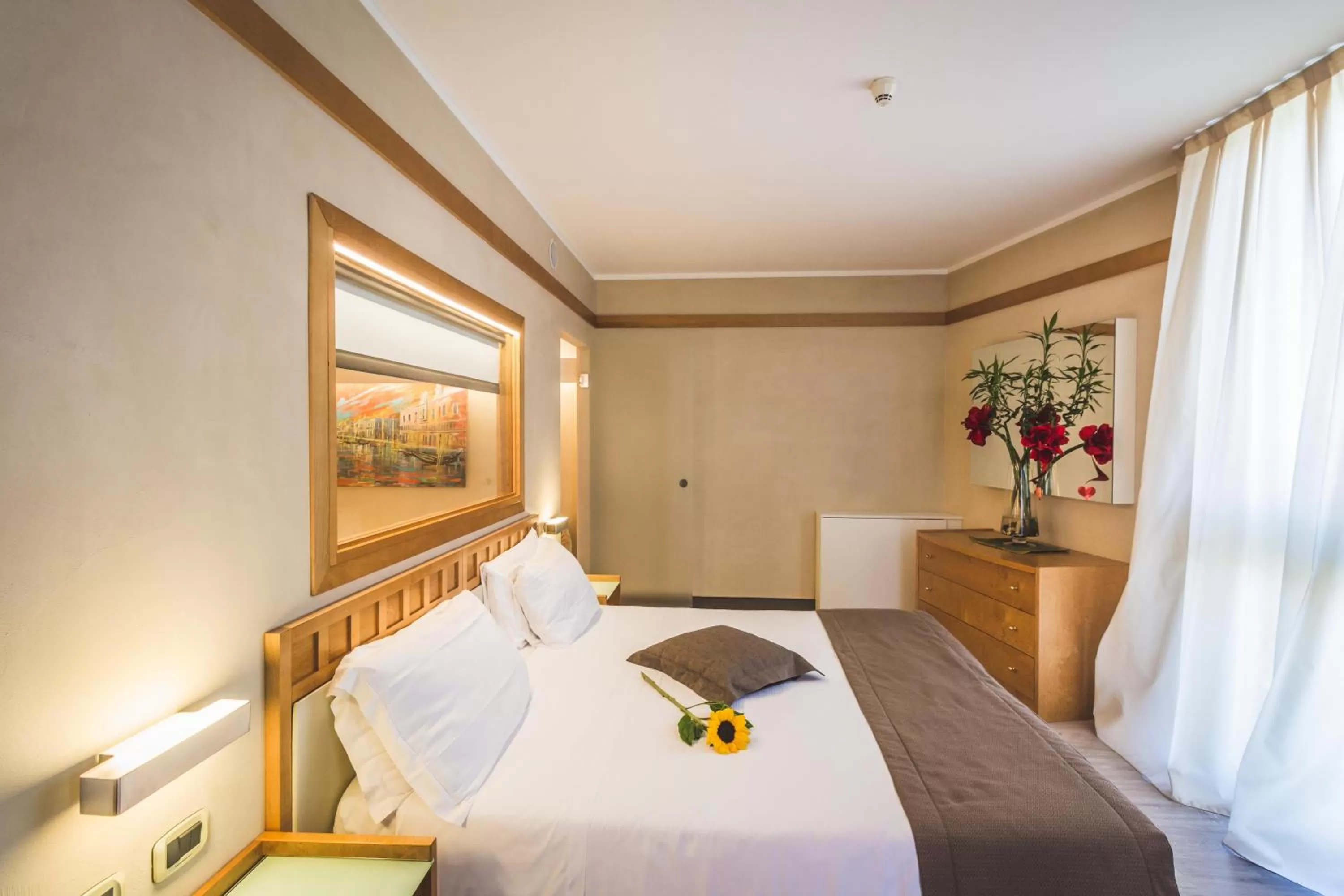 Bed in Park Hotel Ai Pini & Restaurant Ai Pini