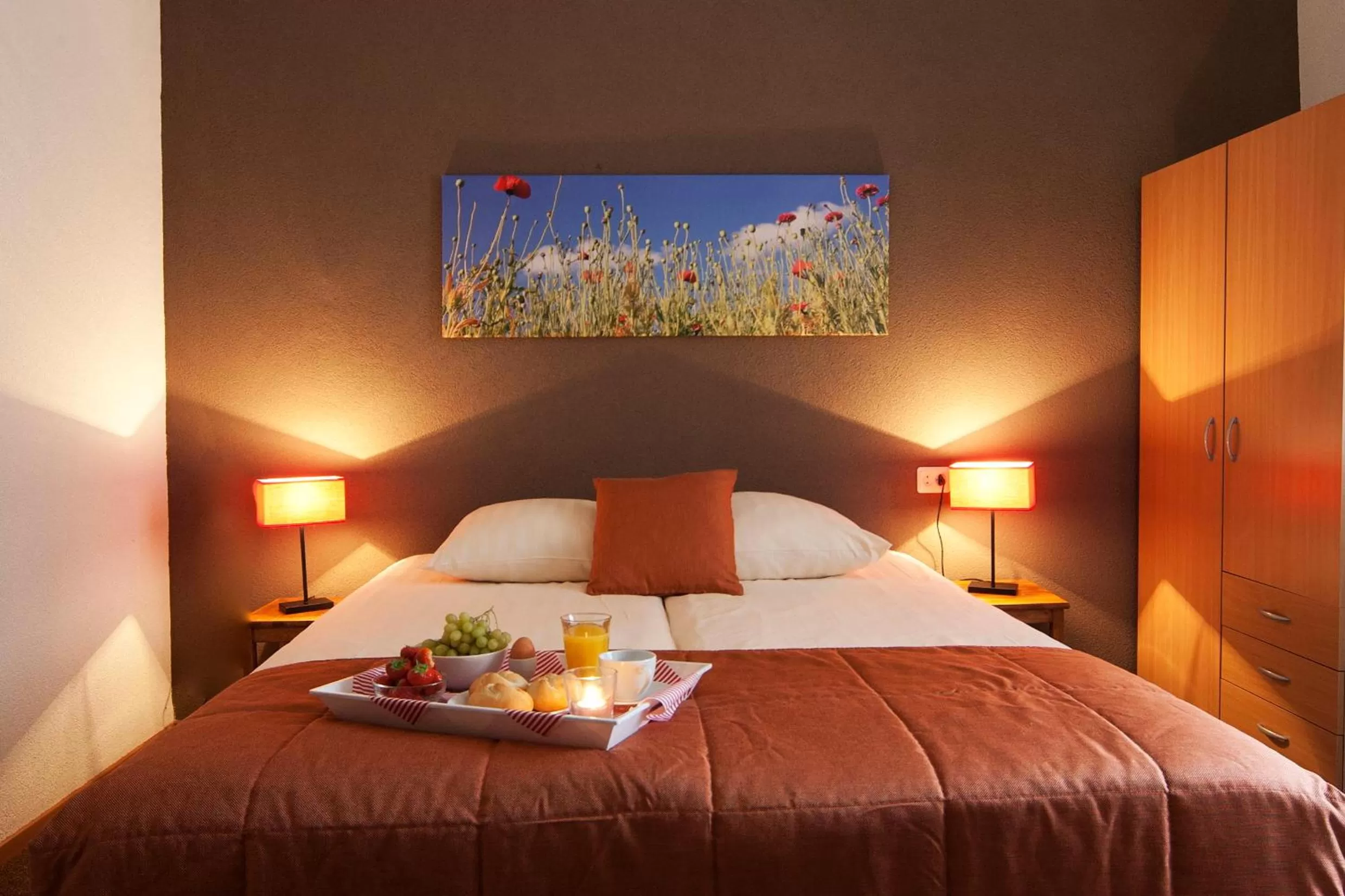 Bed in Appartementen Valkenburg